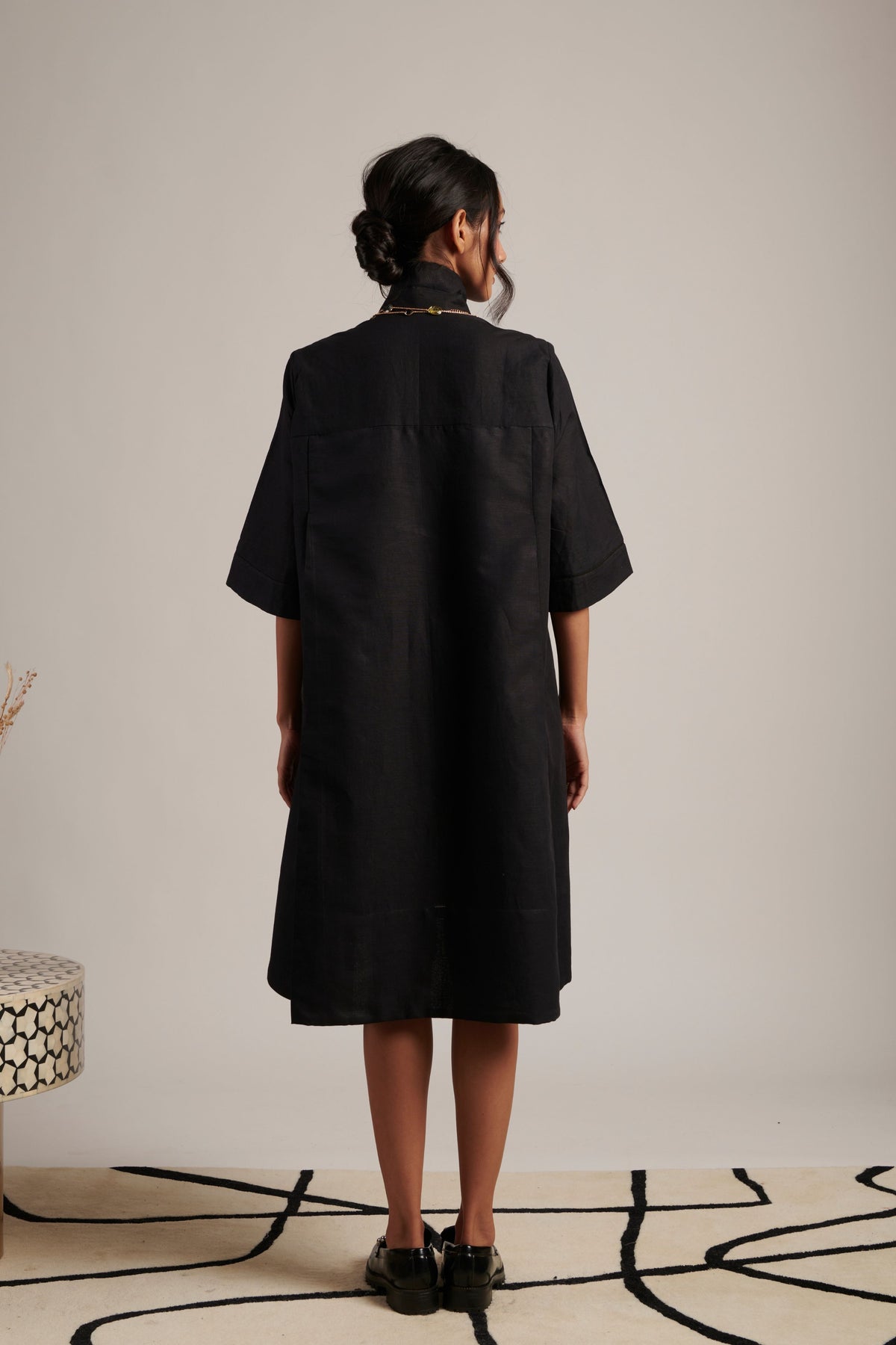 Night Sky December Shirt Dress