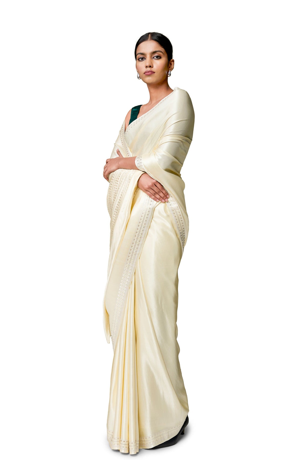 Lemon Gajji Satin Saree