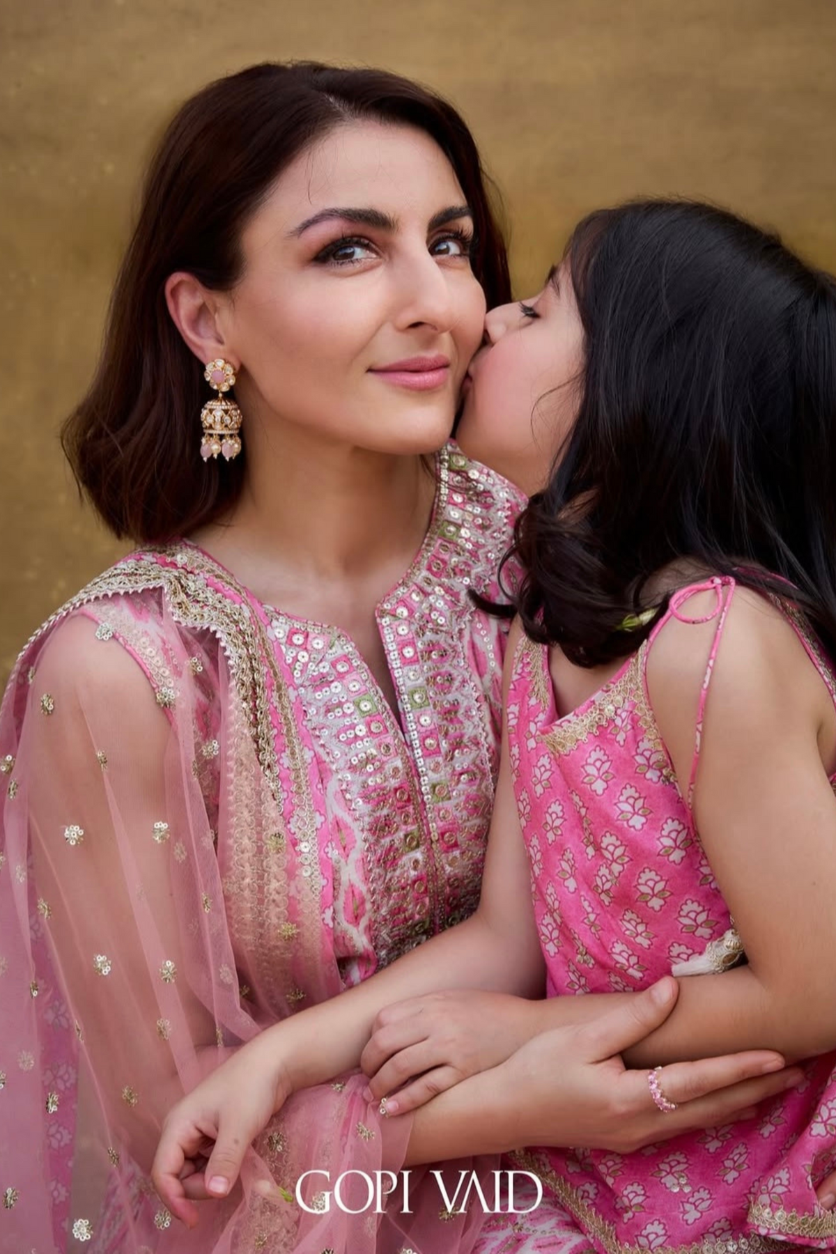 Soha Ali Khan in Dhruvi Sharara Set
