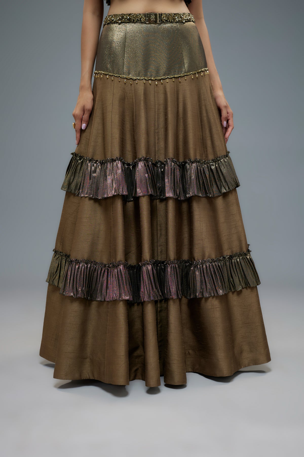 Olive Green Lehenga Set