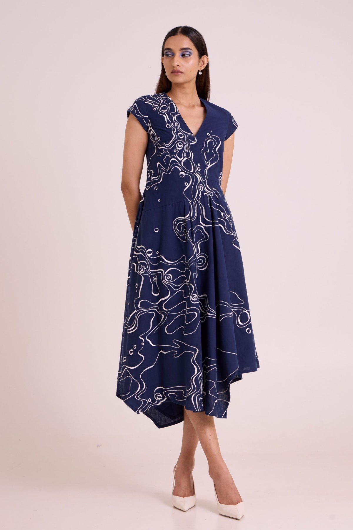 Indigo Perito Midi Dress