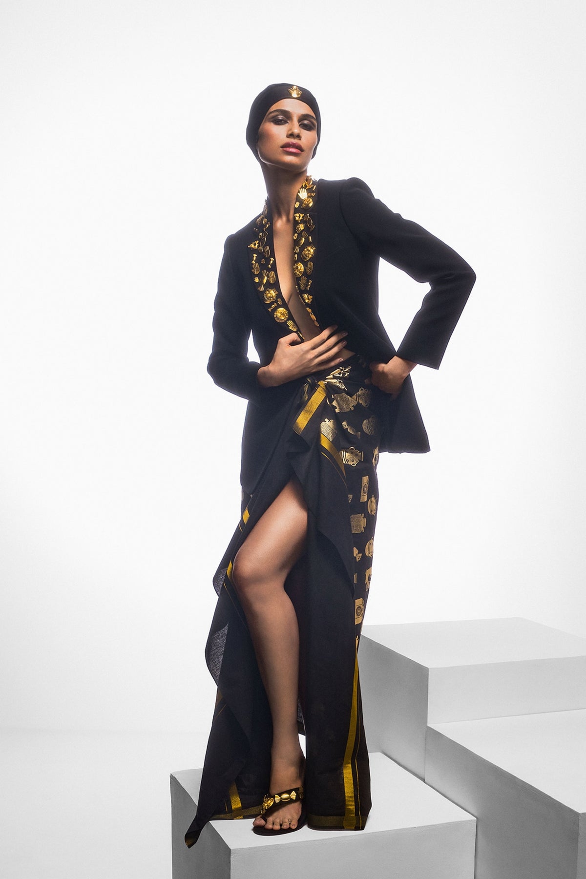 The Black Trophy Jacket Set