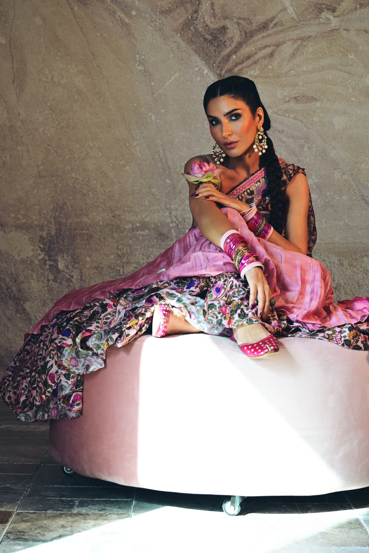 Kiran Malik In Ghoomer Anarkali Set