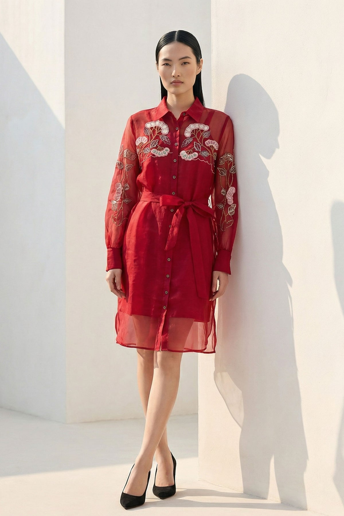 Ruby Grape Shirt Dress