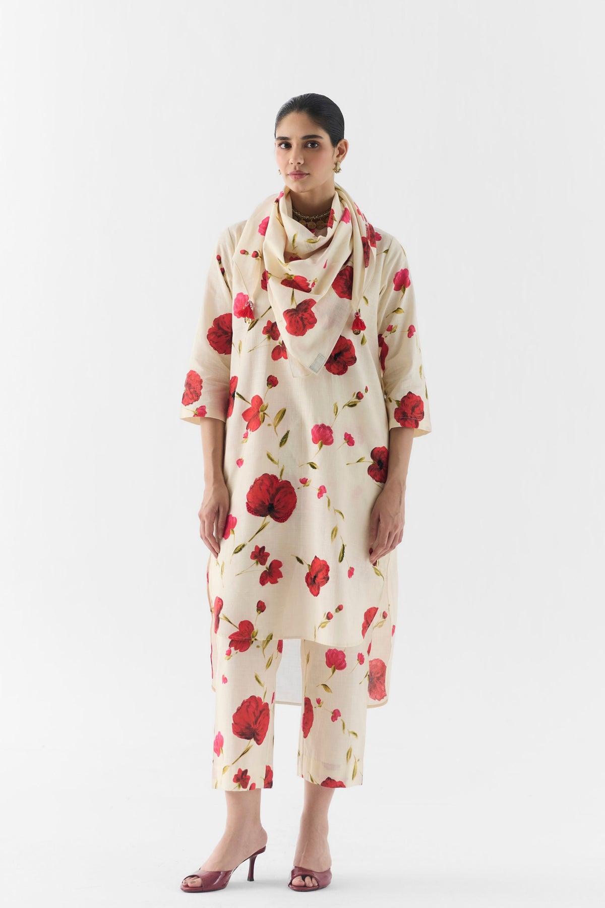 Sisley Rose Tunic Set