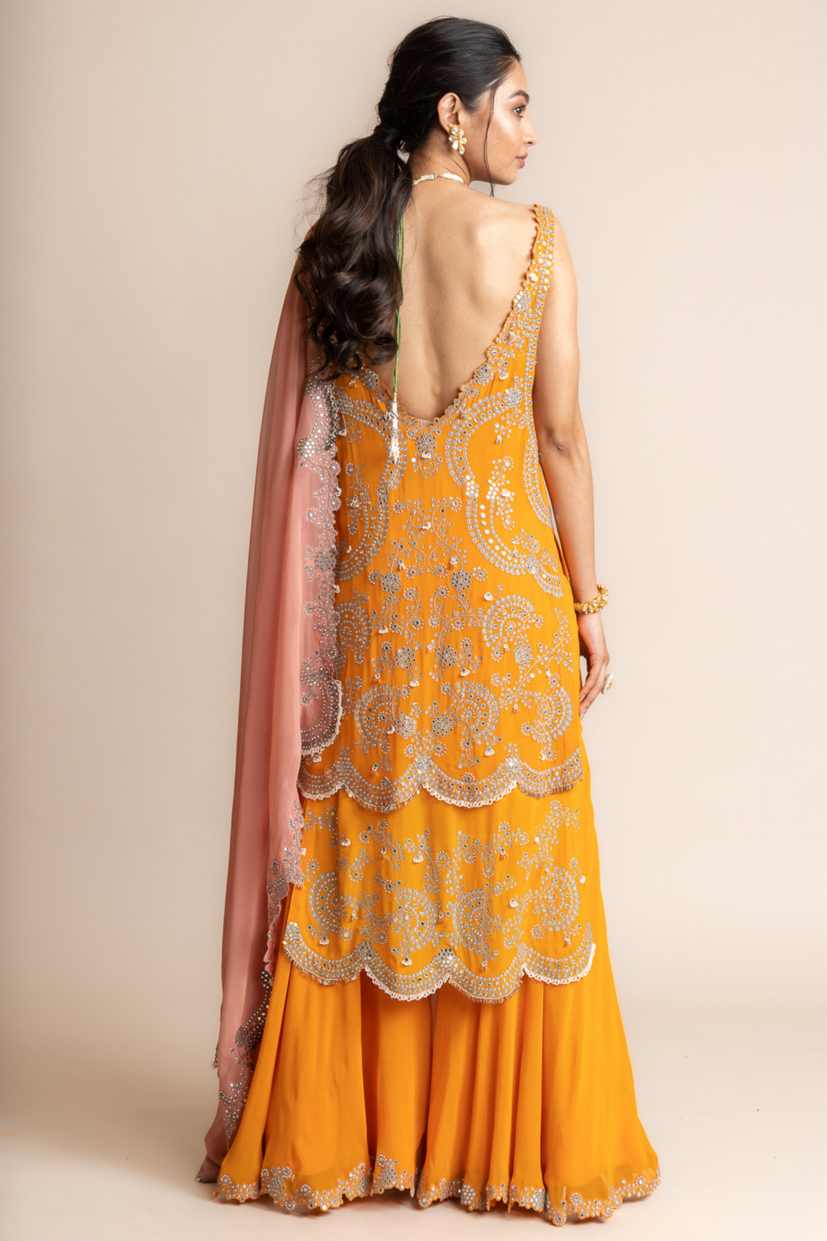 Double Layer Kurta Set