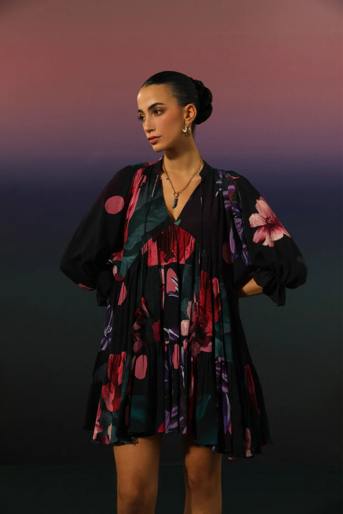 Floral Drift Dress