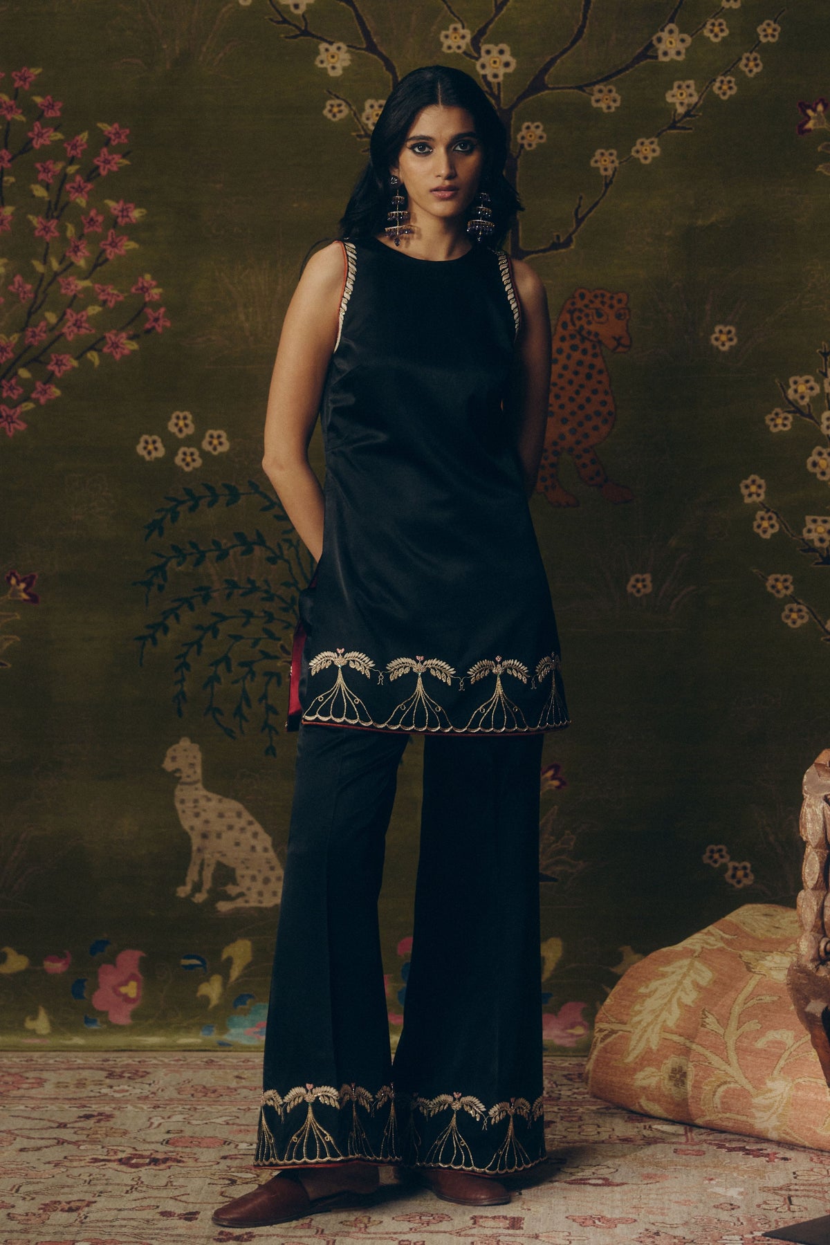 Carnegie Black Tunic Set