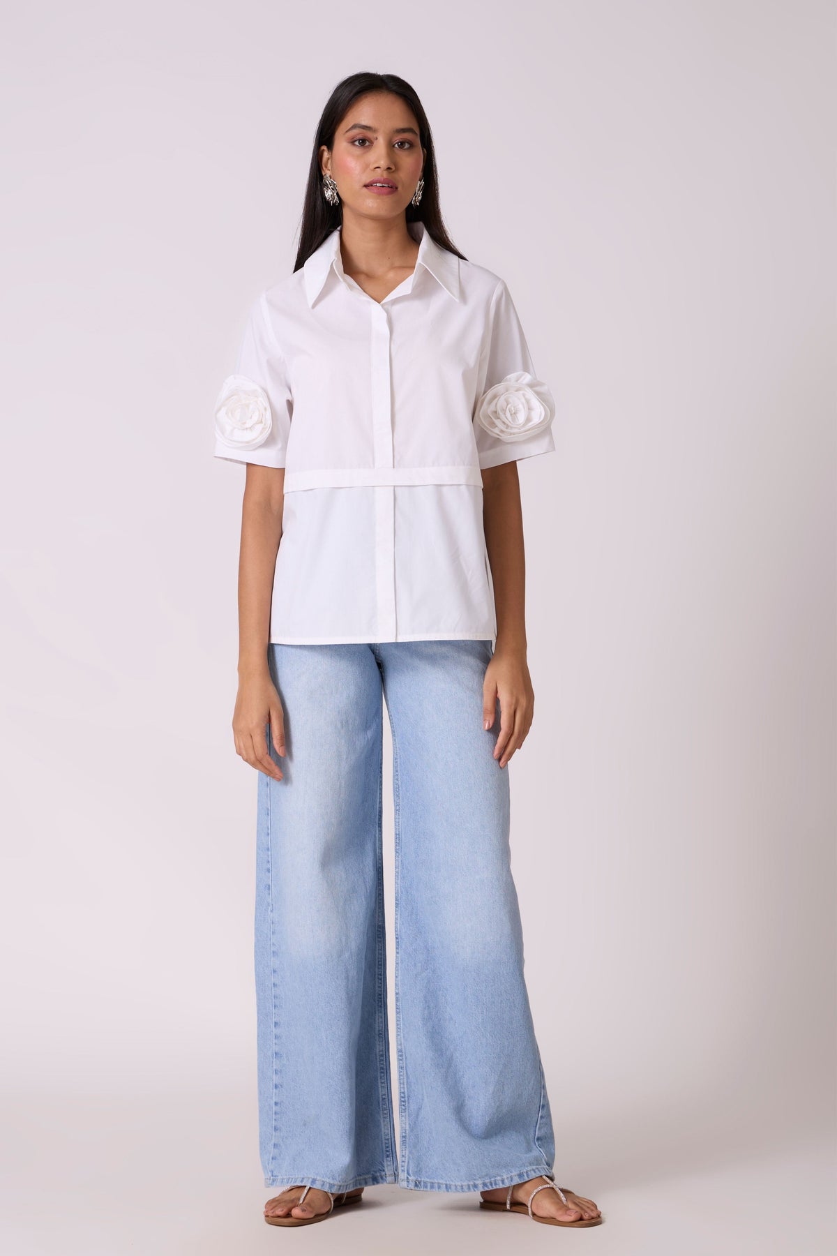 Chriselle White Shirt