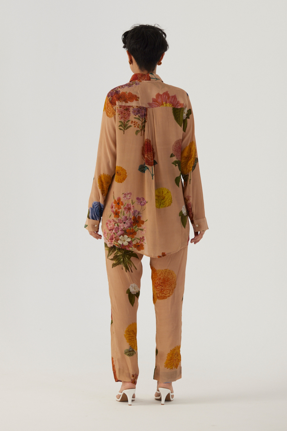 Vintage Garden Crepe Co-Ord Set