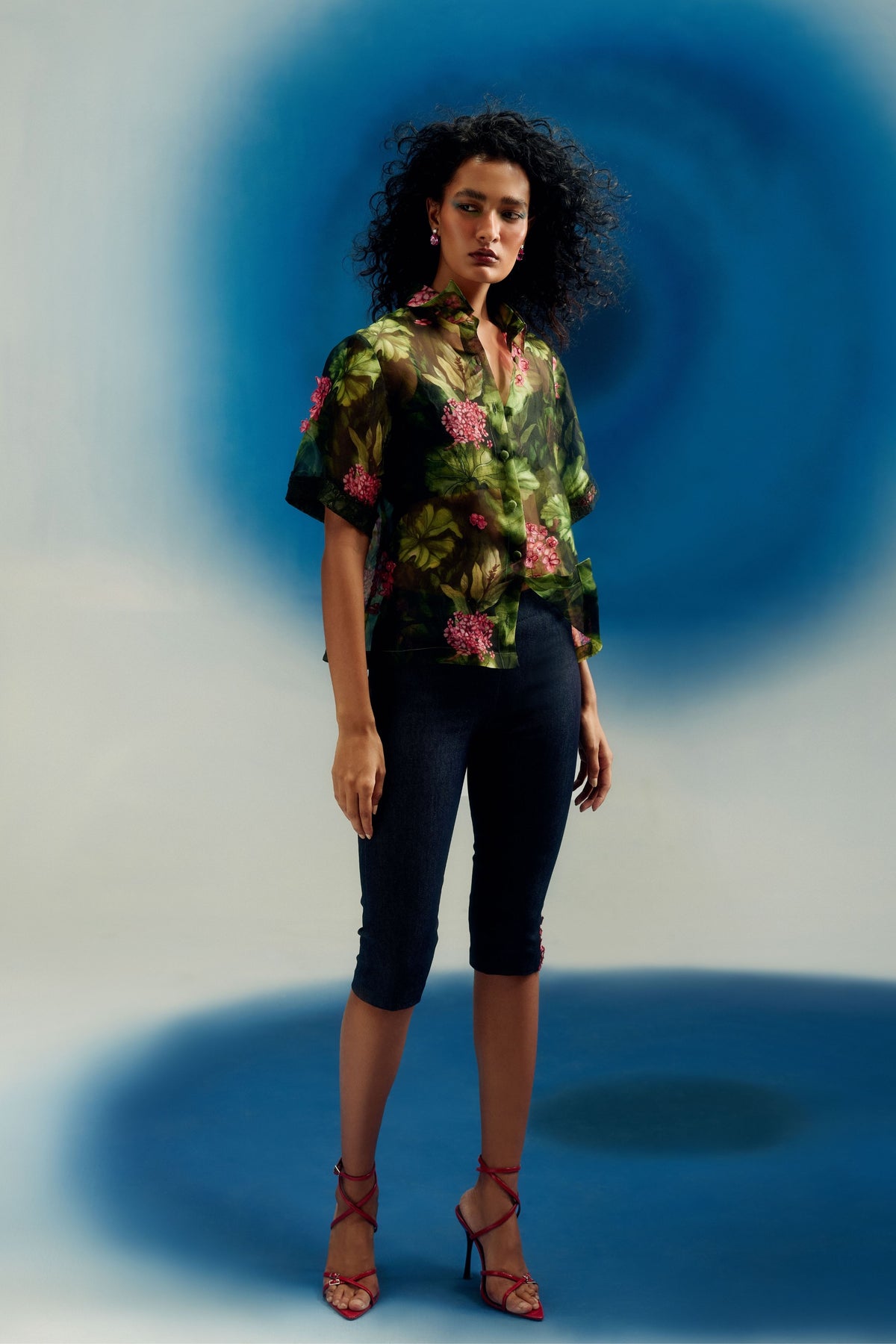 Organza Printed Shirt