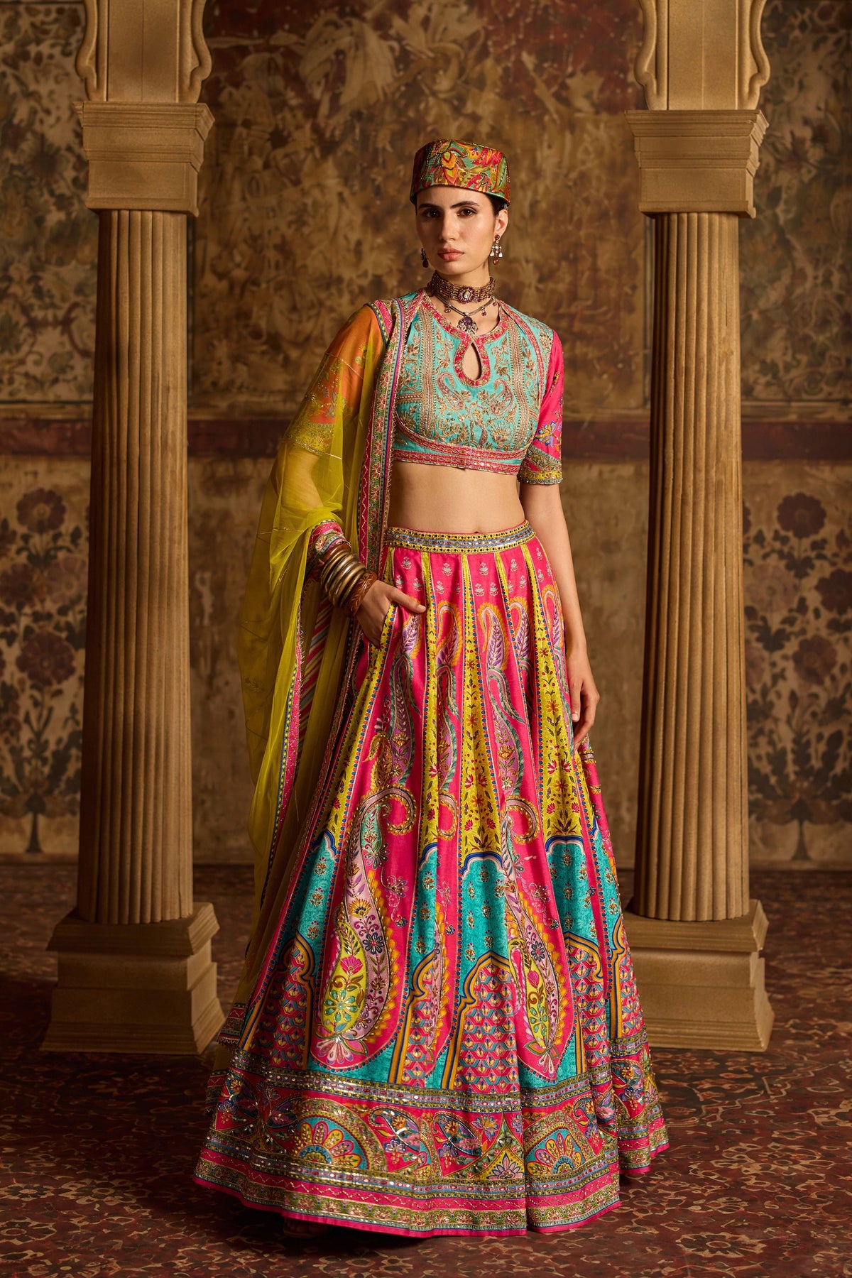 Nitara Pink Lehenga Set