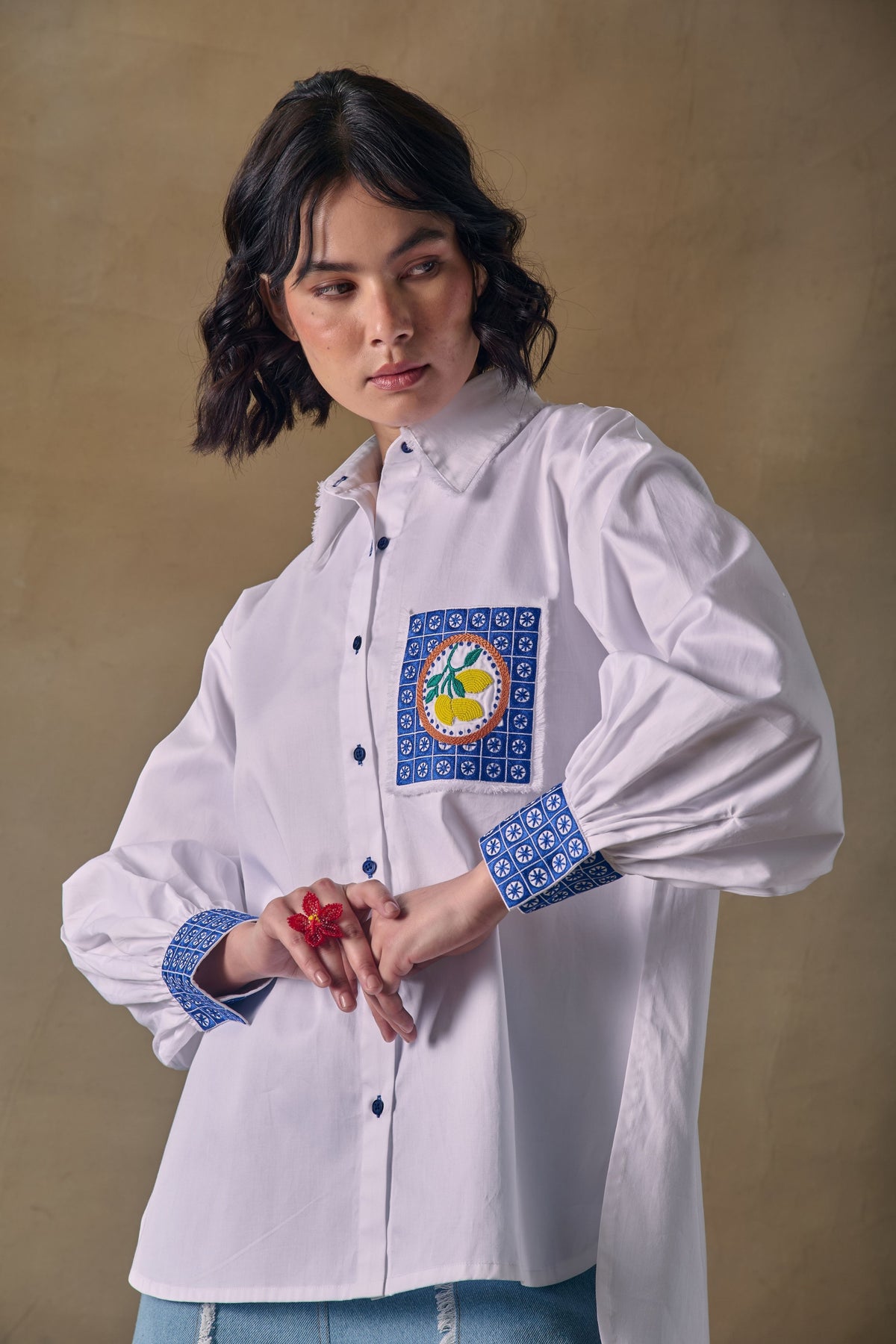 Zellige Embroidered Shirt