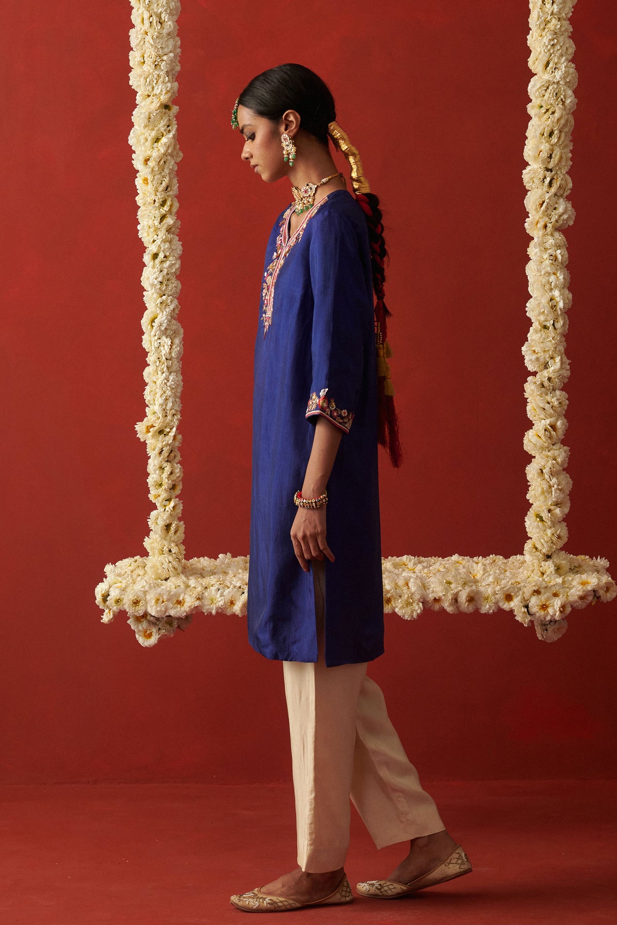 Ghazal Parchhai Tunic Set