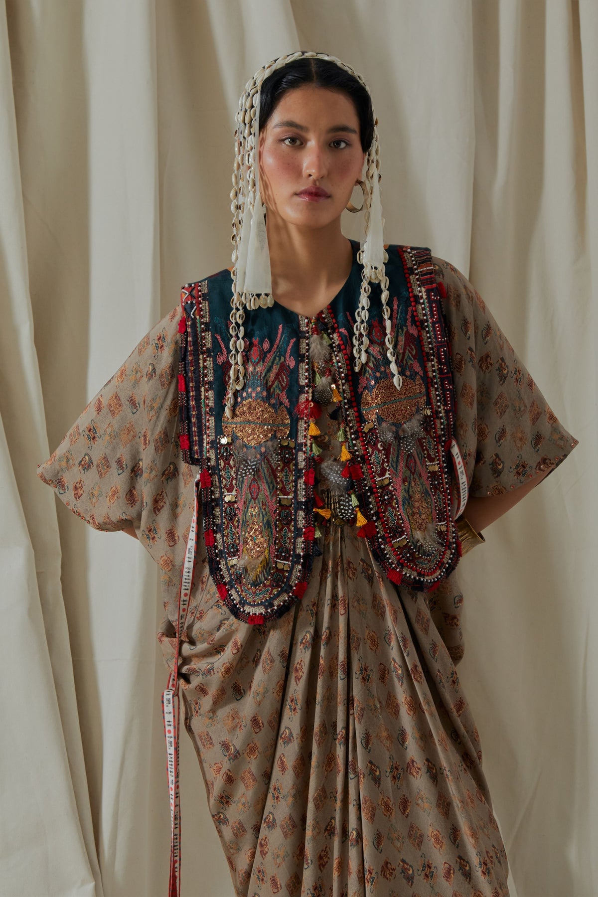 Zuri Gilet With Kaftan