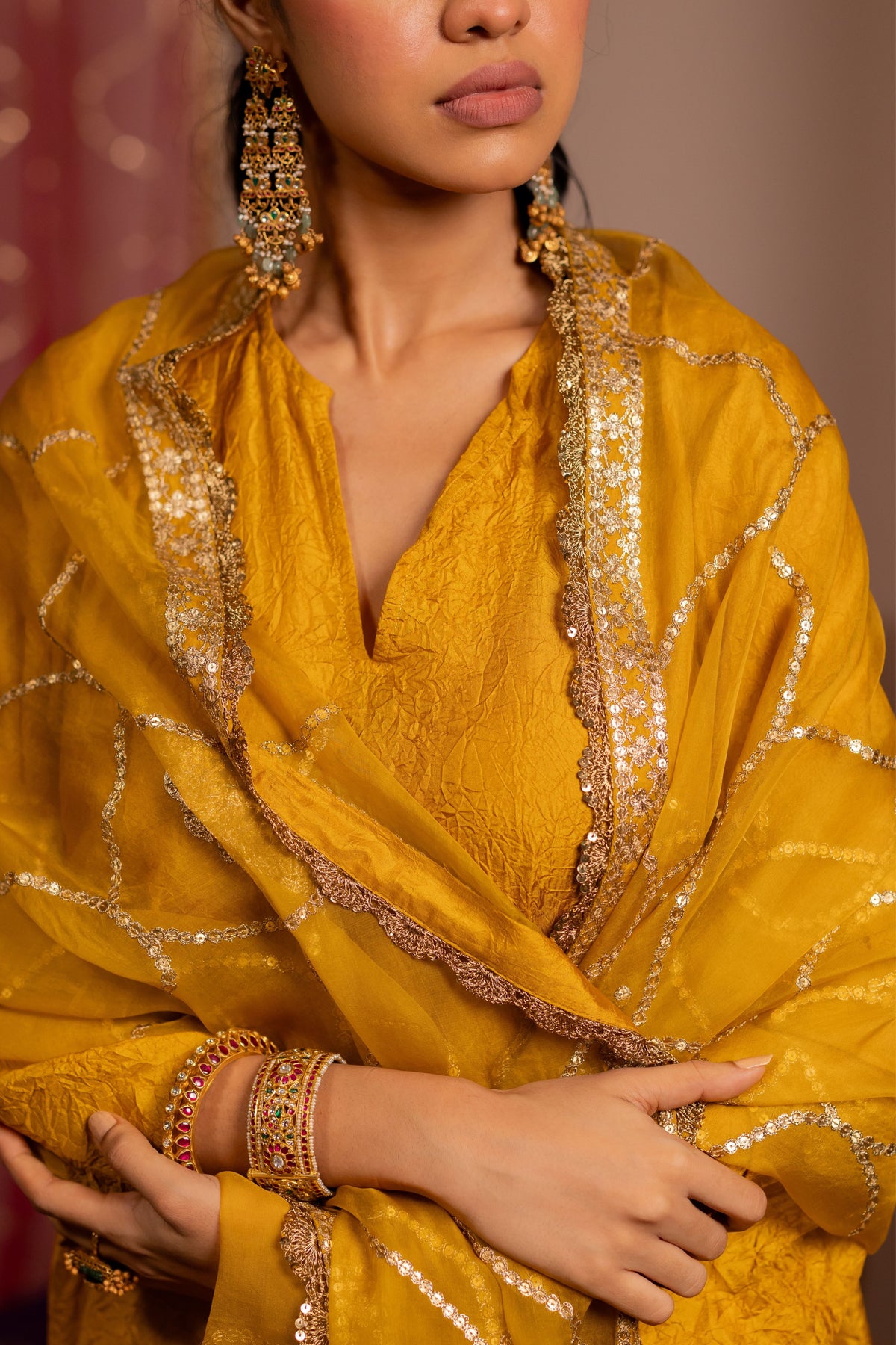 Organza Jaal Dupatta