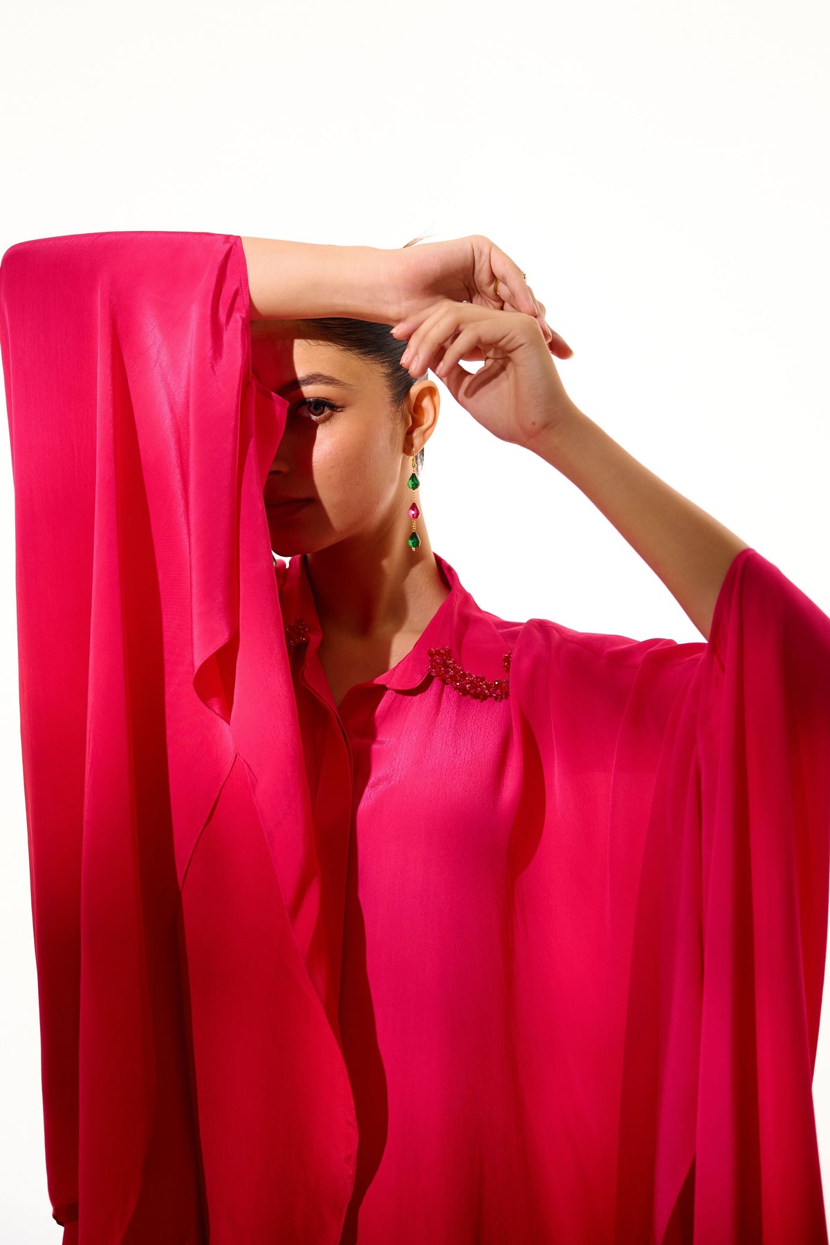 Rose Quartz Kaftan Co-ord Set