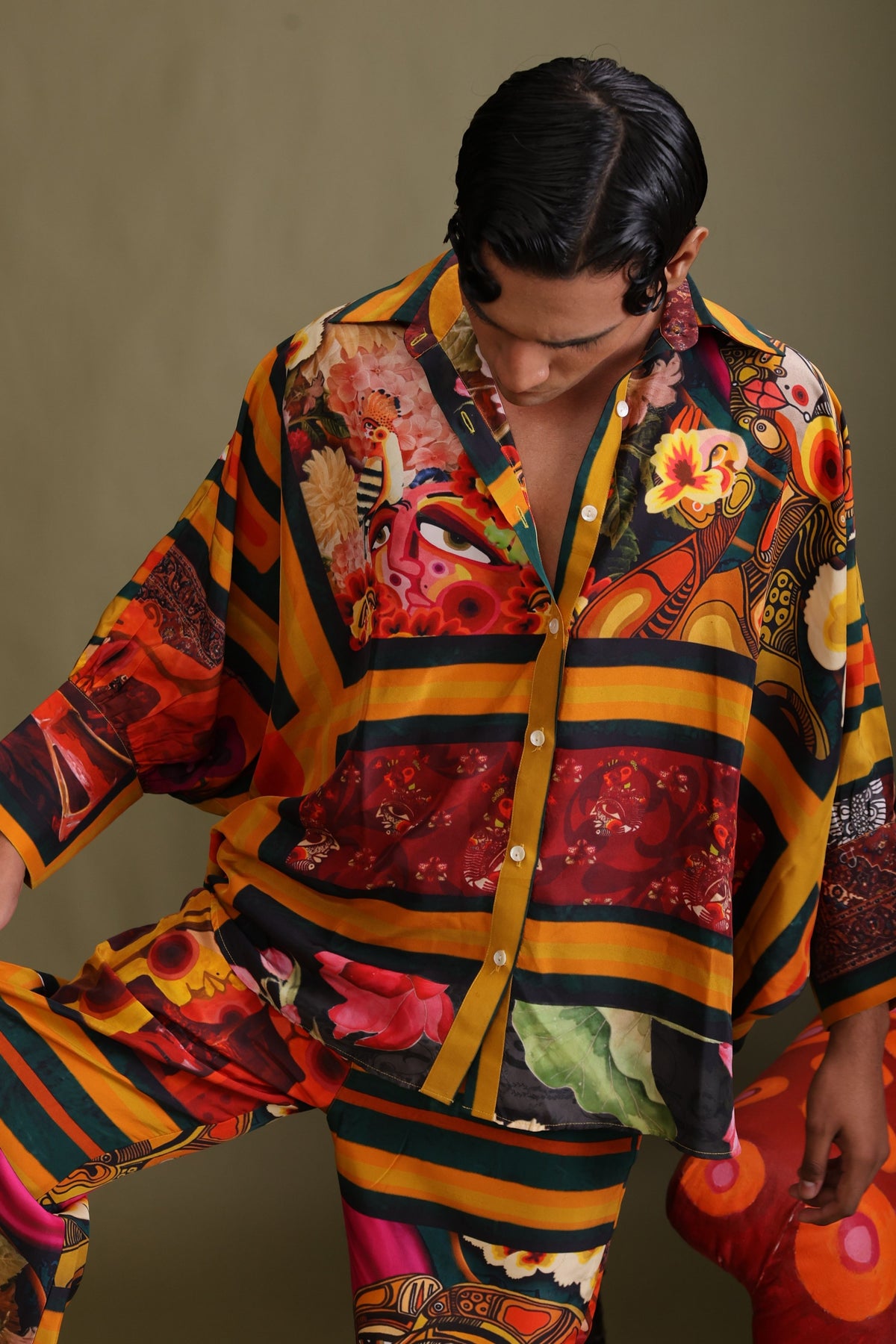 Apartment Printed Flared Trouser