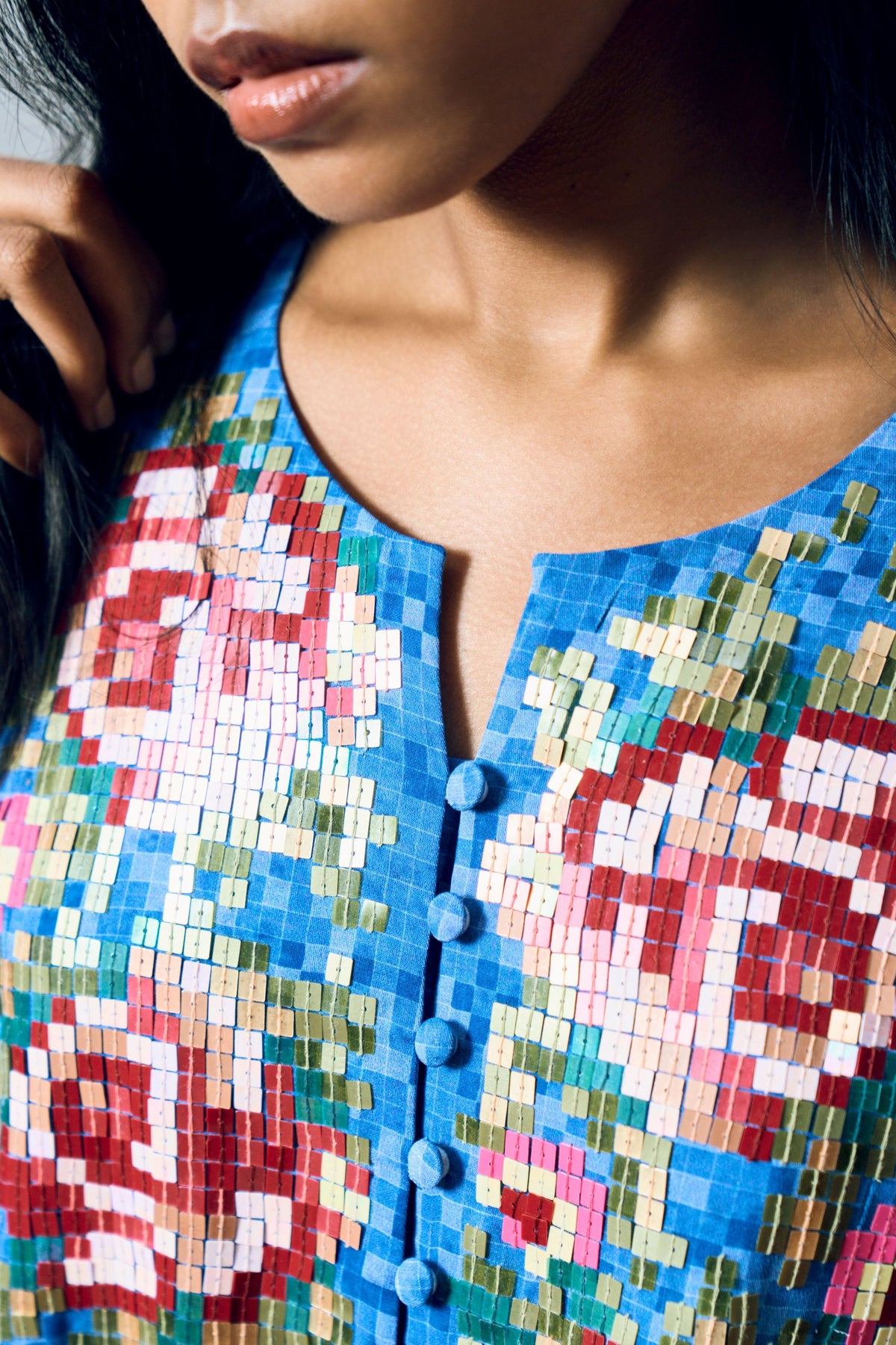 Sicily Dress Blue