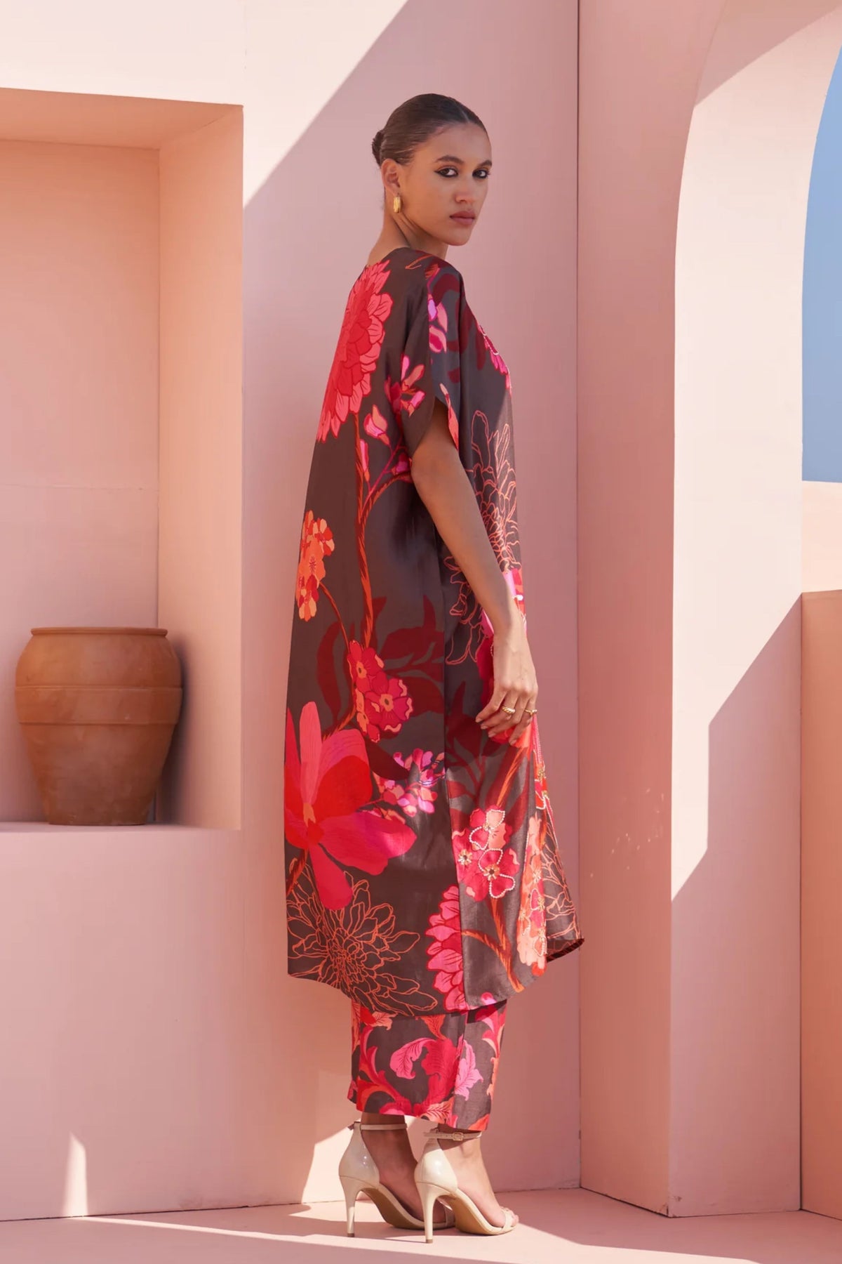 Brown All Over Moroccan Oversized Set