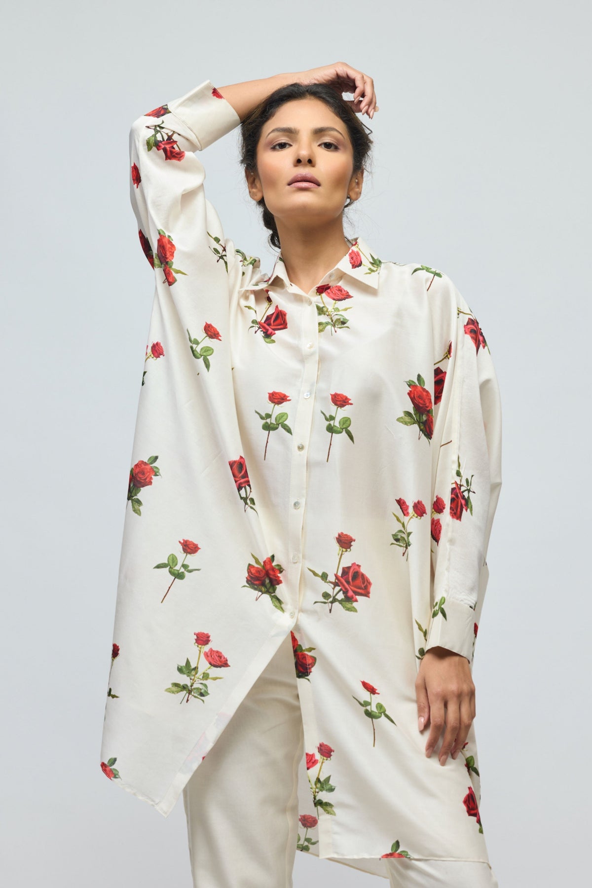 Printed Chanderi Tunic