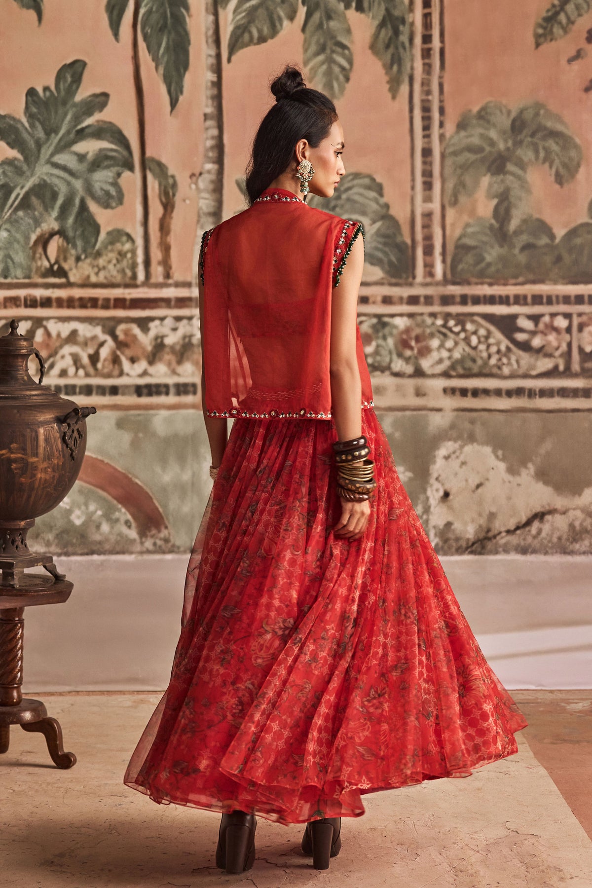 Mirchi Madam Skirt Jacket Set