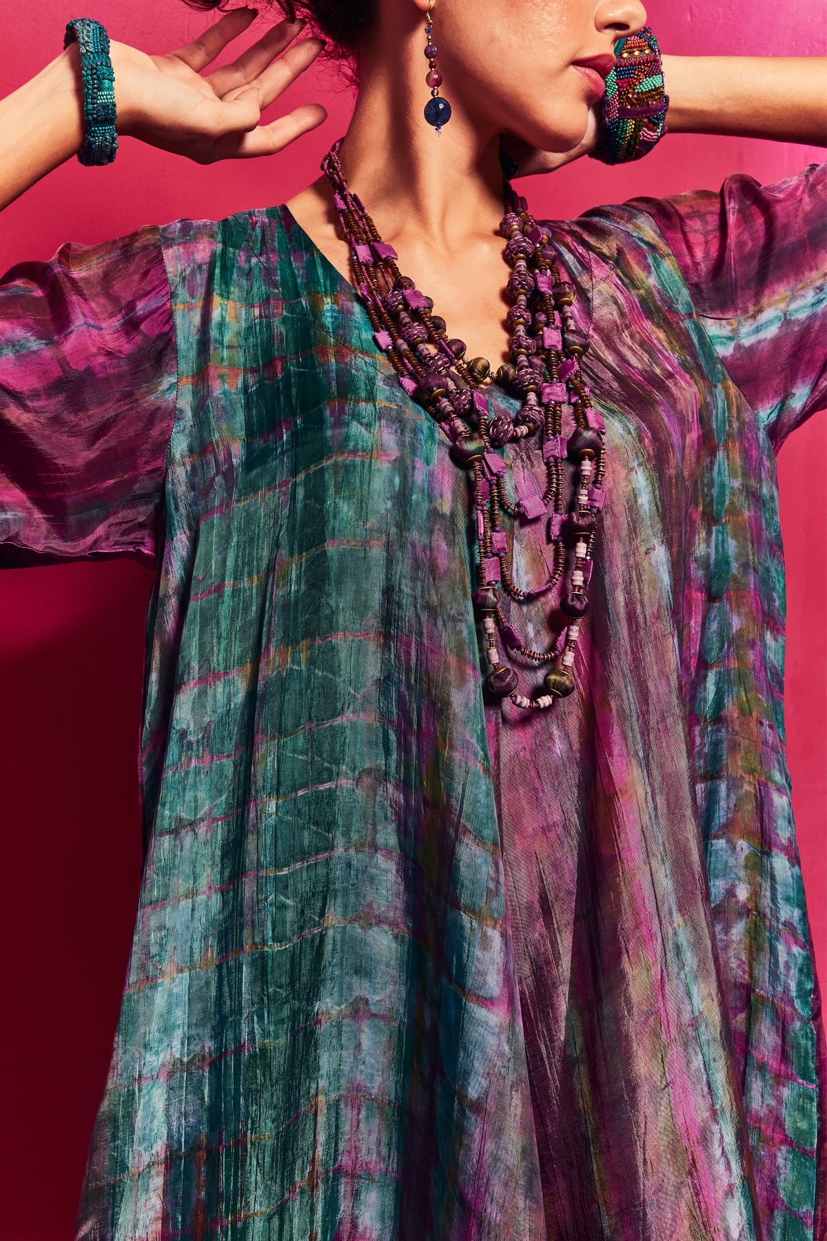 Violet and Teal Kiara Dress