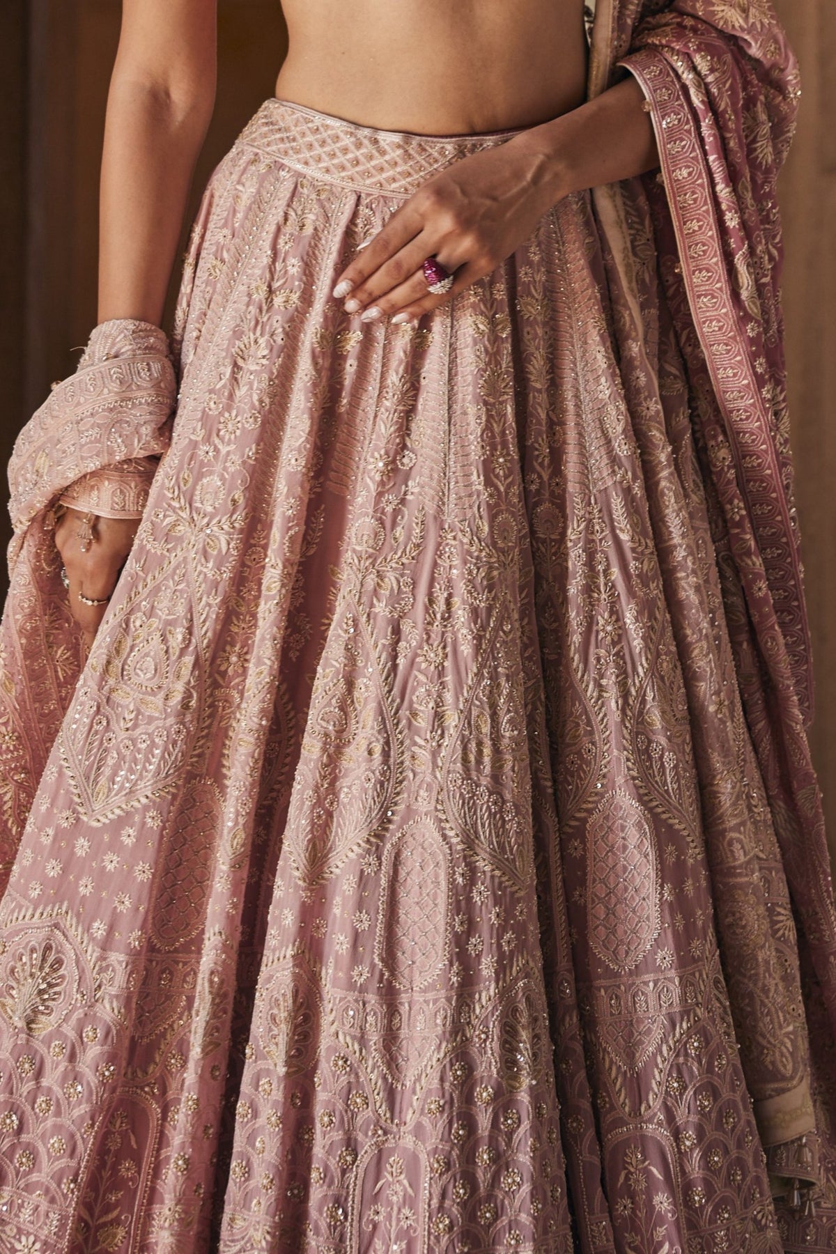 Nazm Lehenga Set