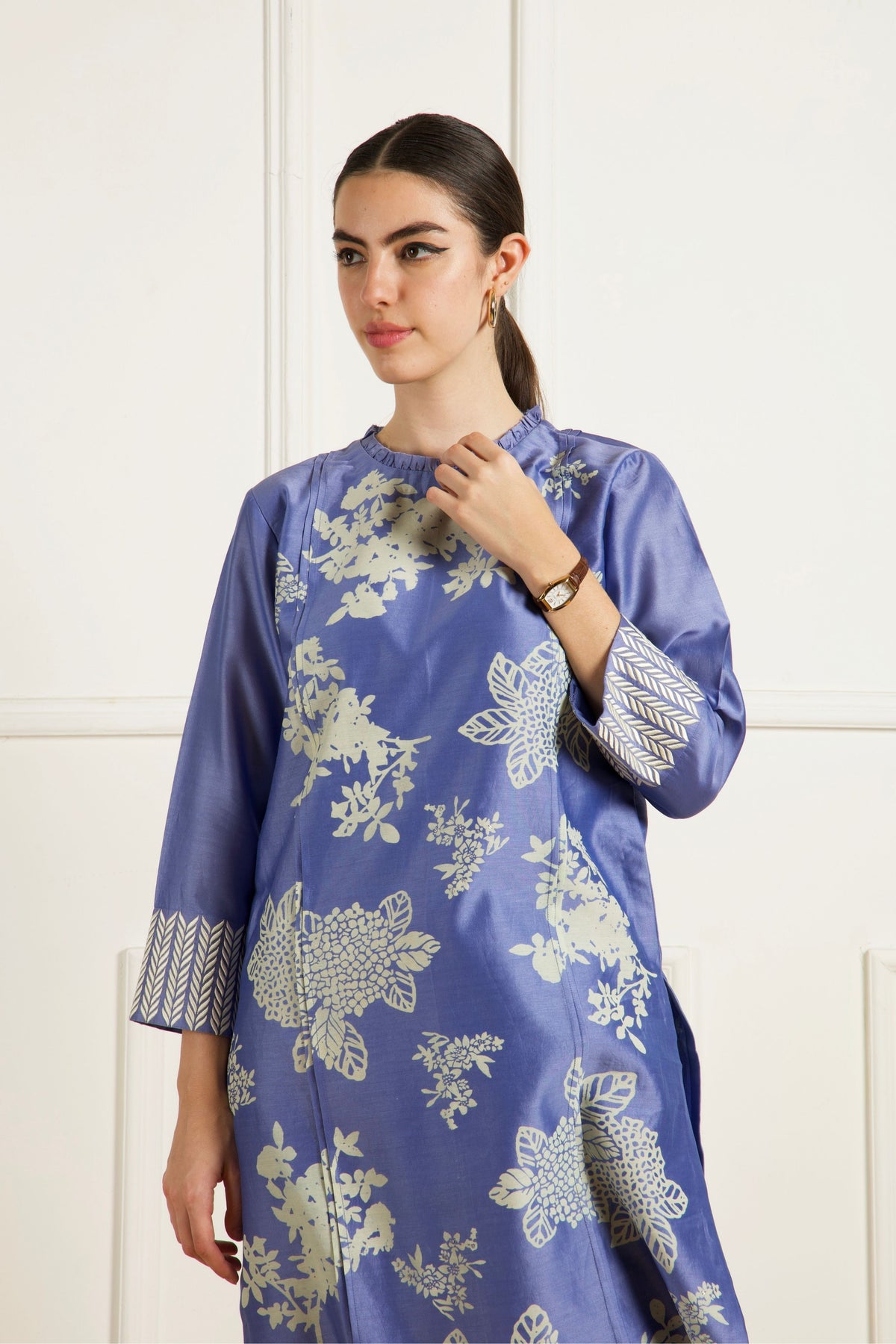 Twilight Front Pleats Tunic With Pants