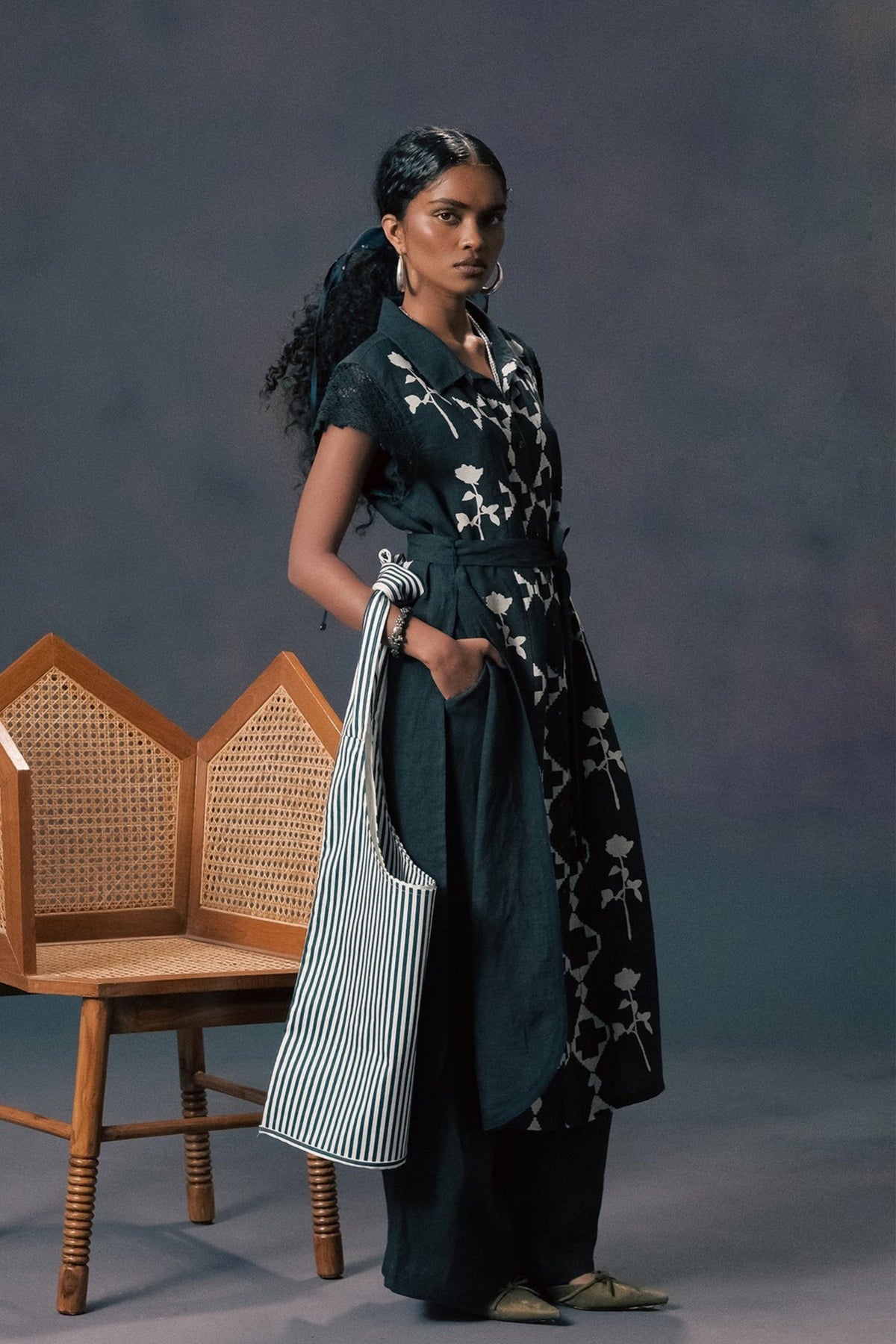 Indigo Printed Co-ord Set