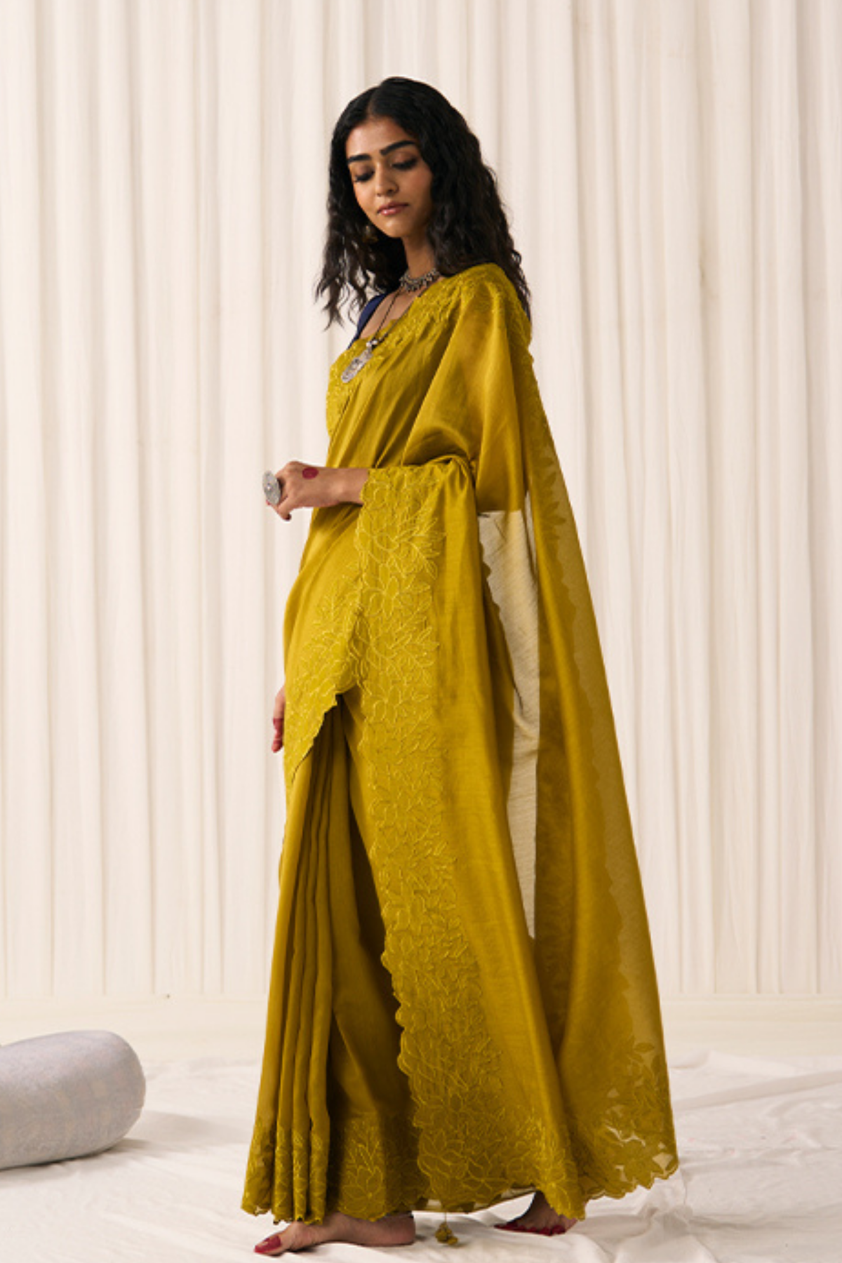 Green Chameli Saree