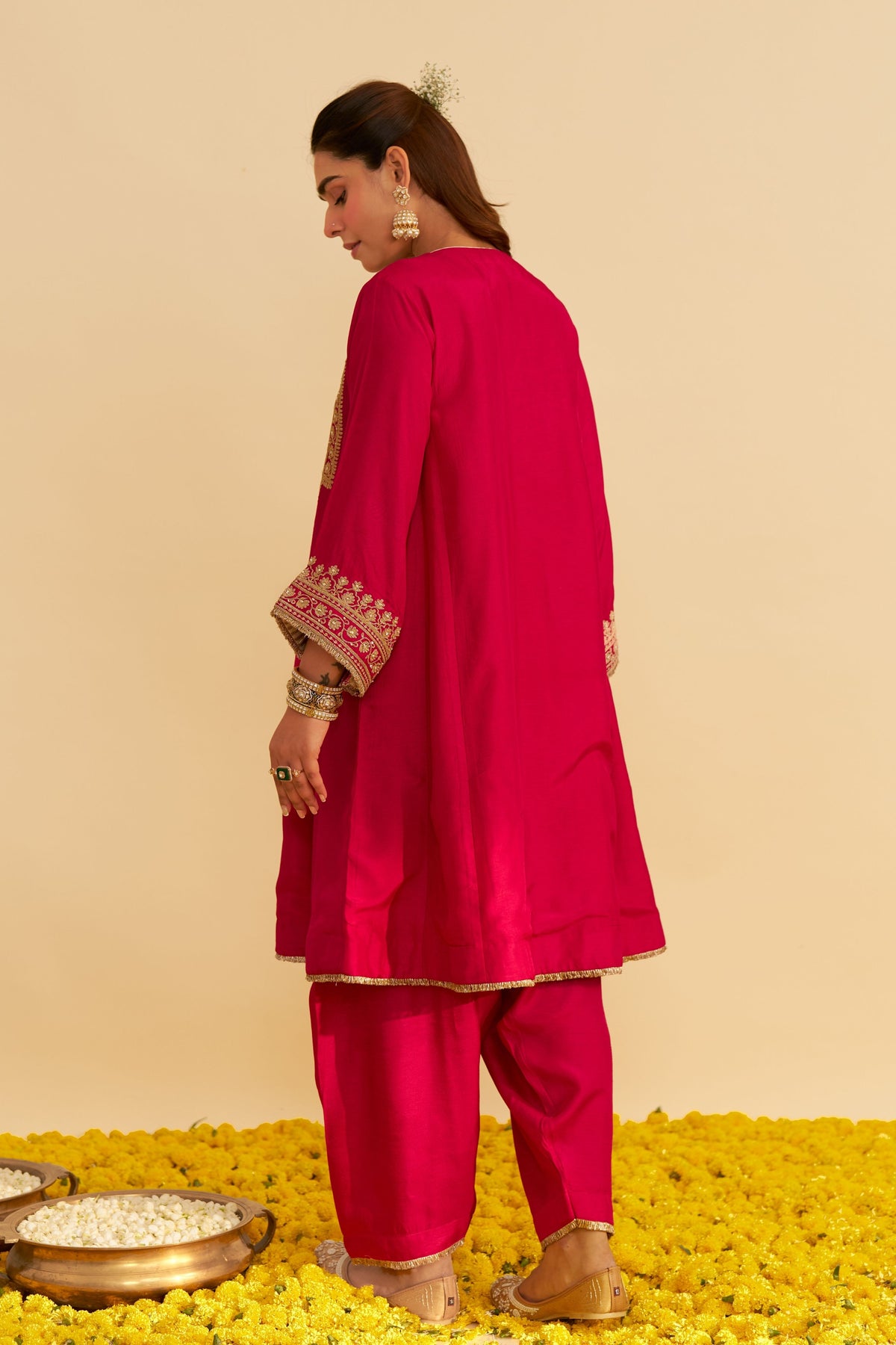 Mehza Pink Salwar Set