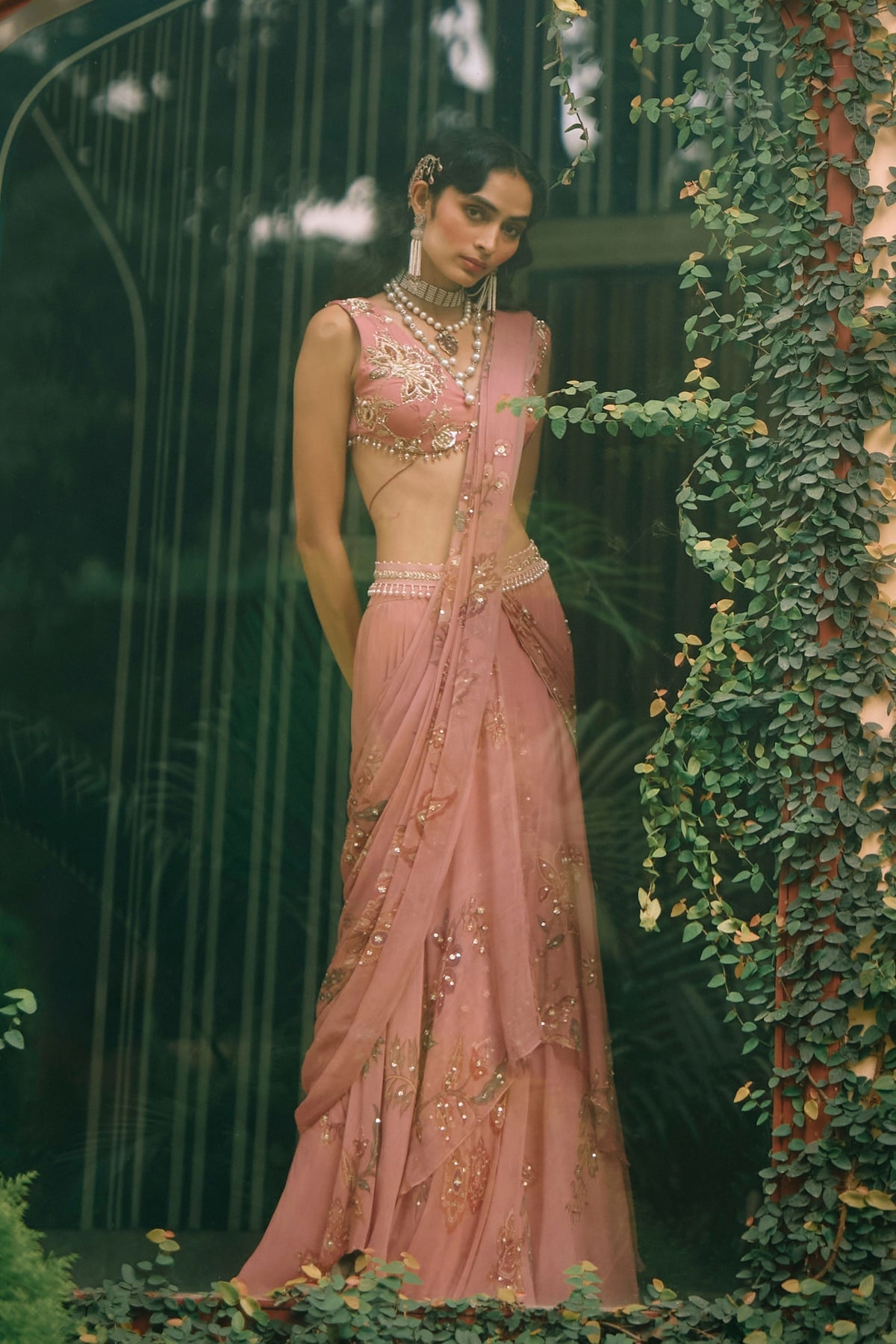 Reverie Draped Saree Set
