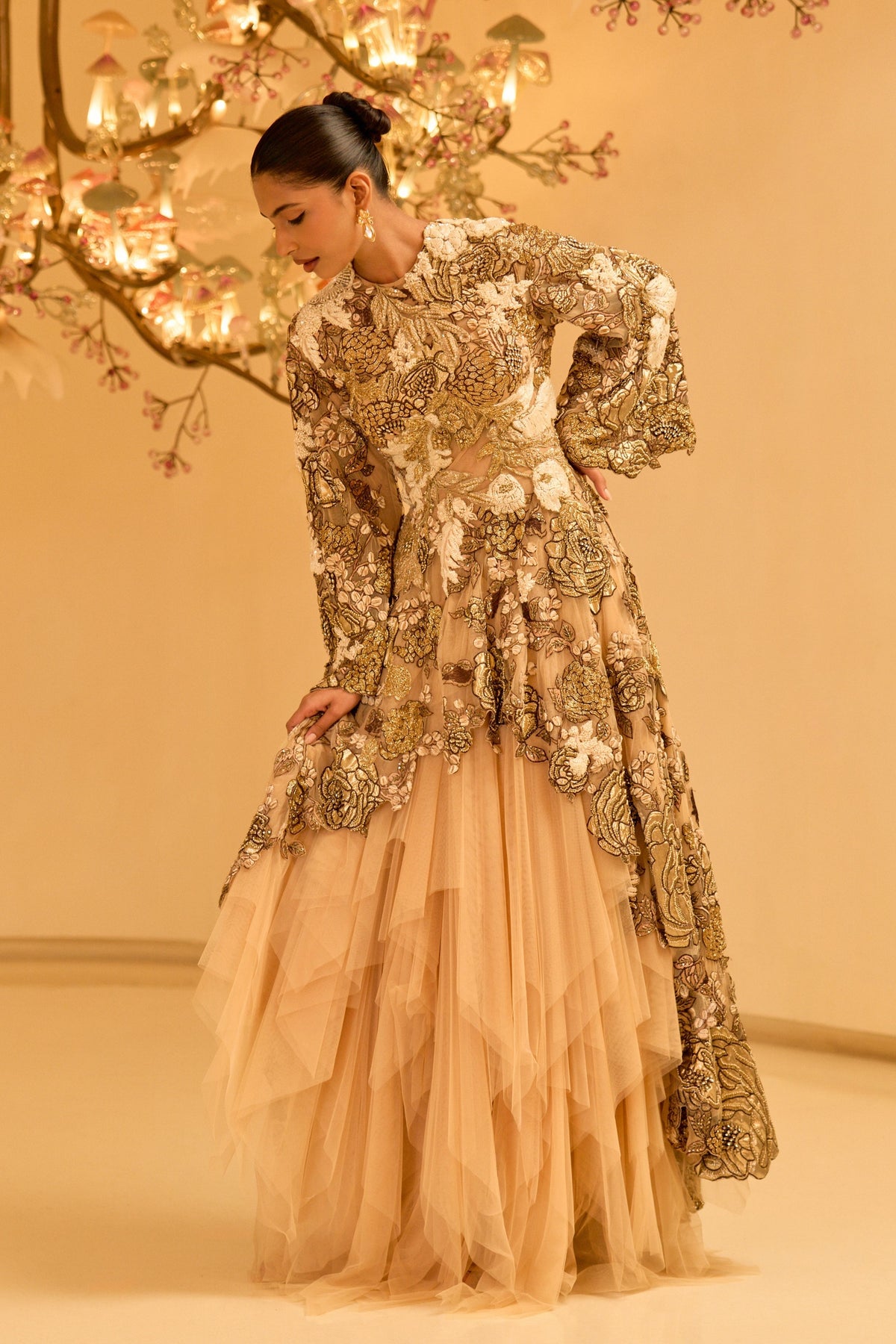 Gilded Skirt Set