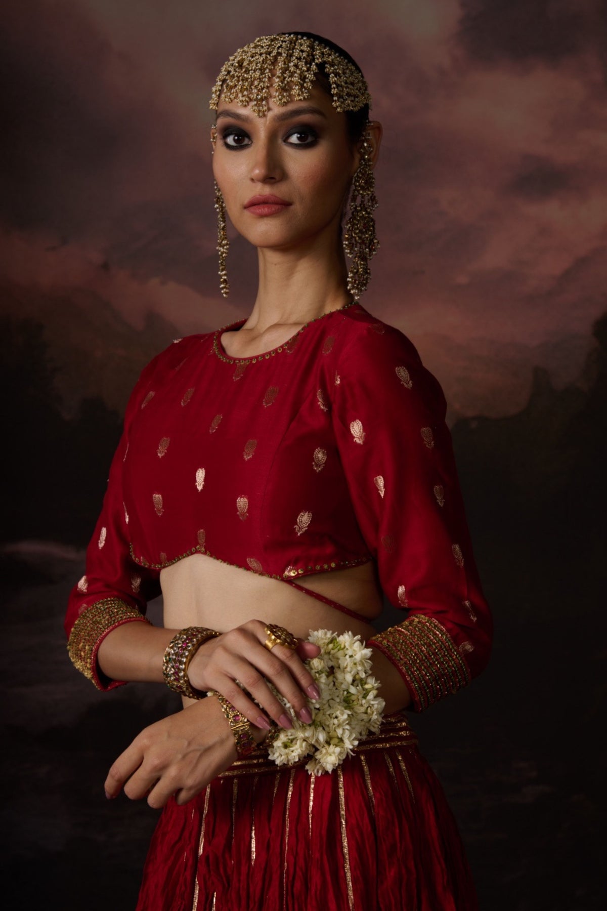 Huda Lehenga Set