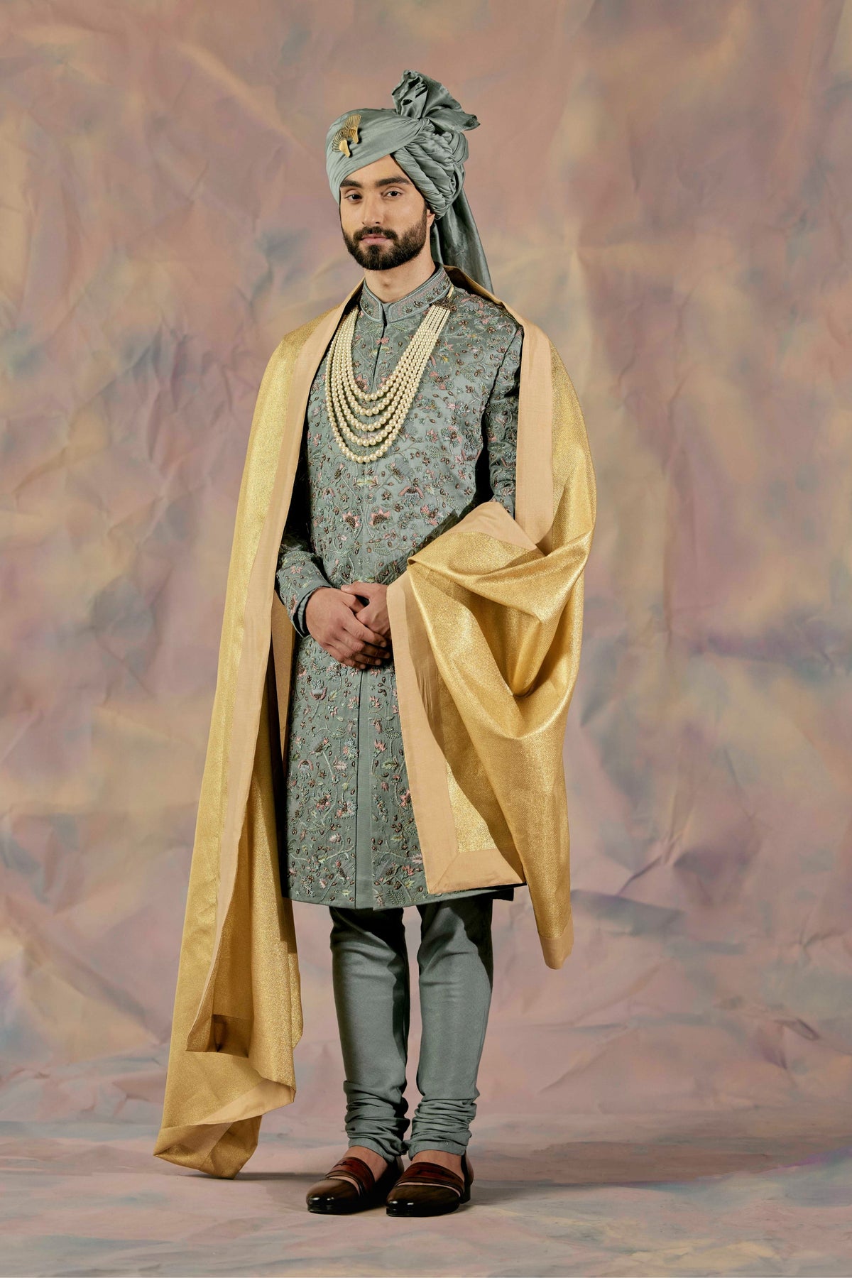 The Grey Saga Sherwani Set