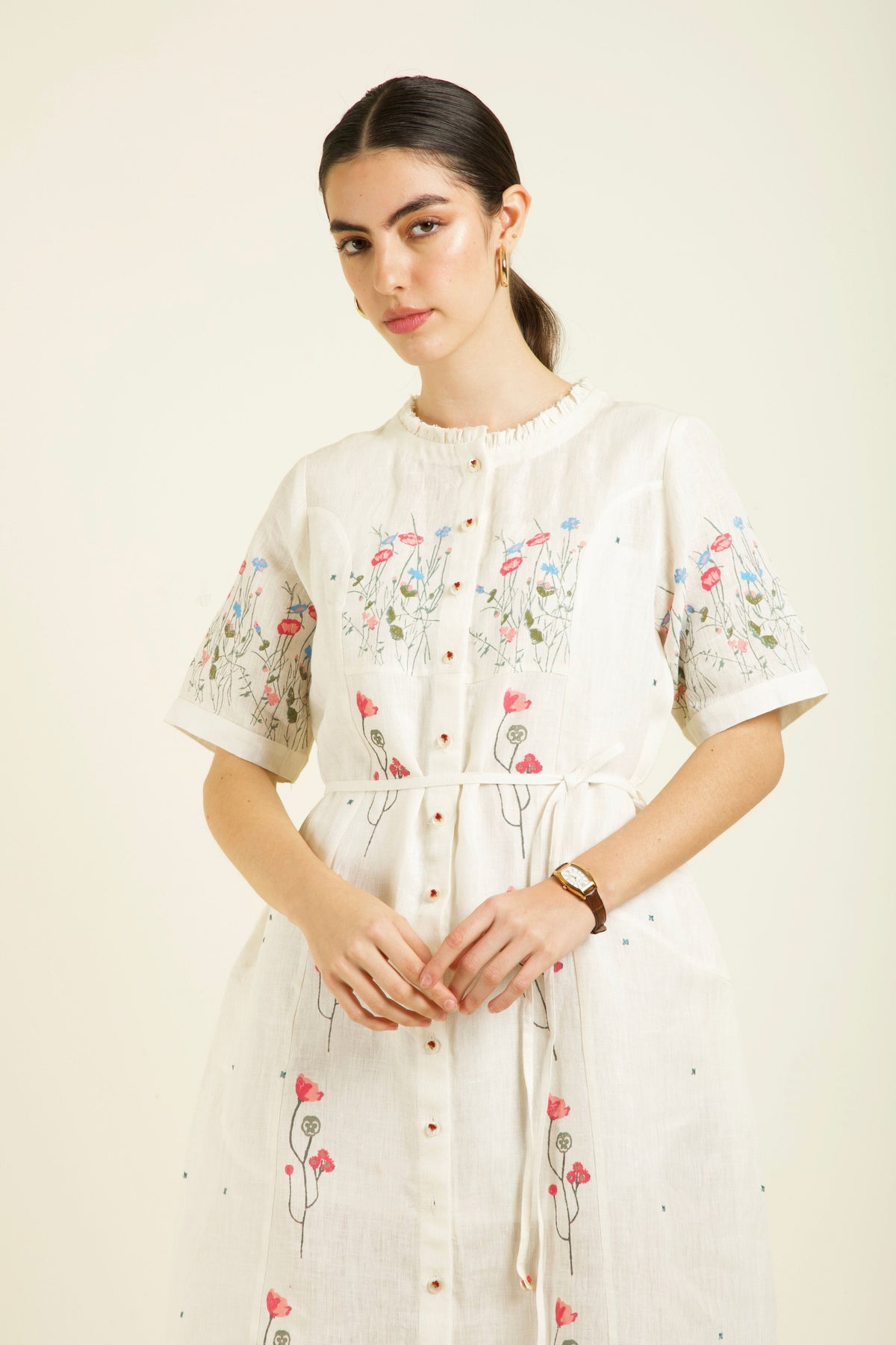 Ivory A-line Dress
