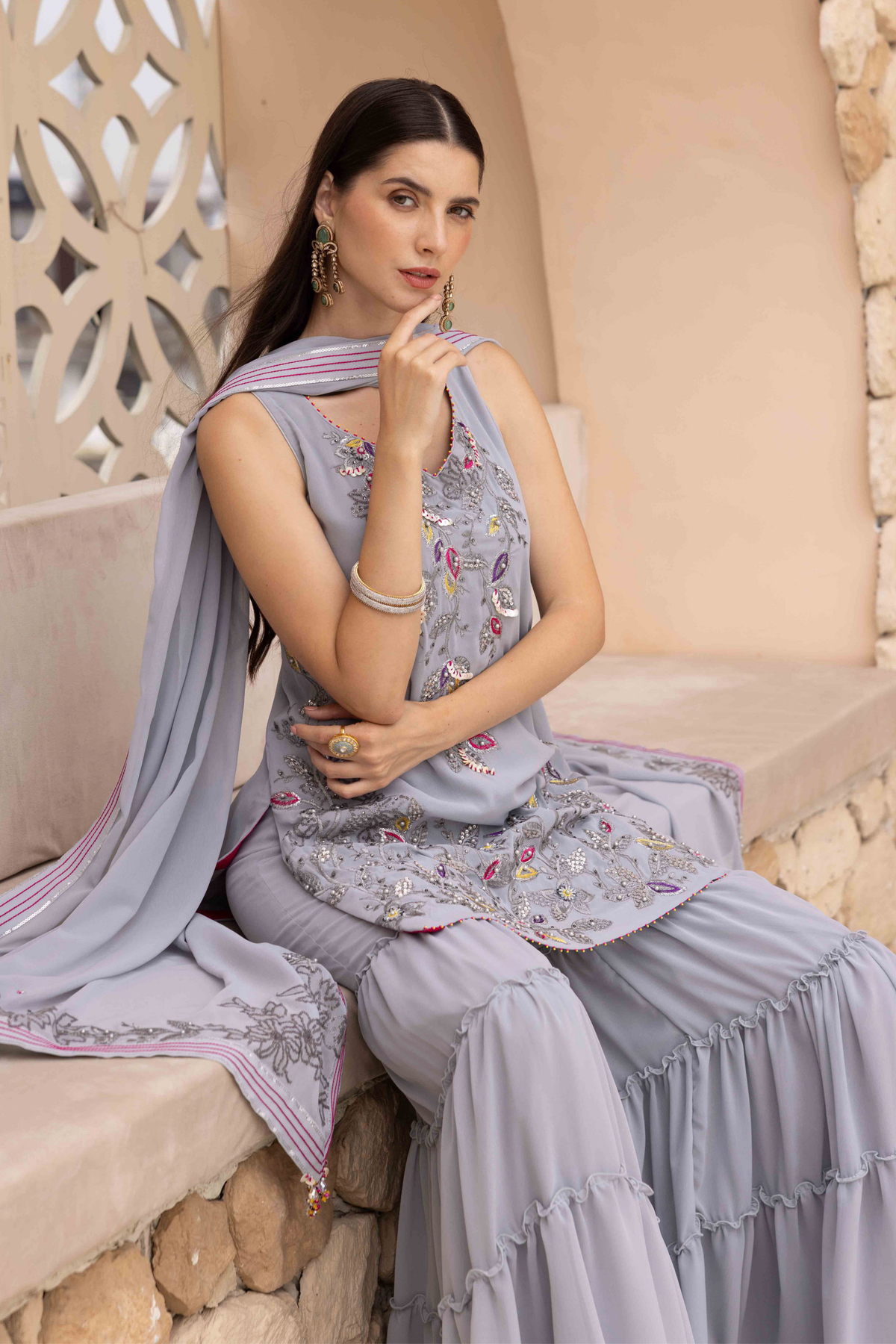 Jiya Sharara Set