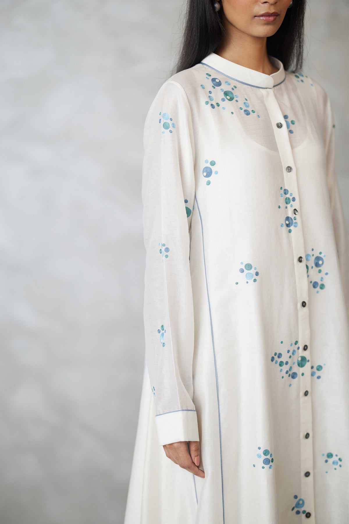 Ivory Dress With Slip