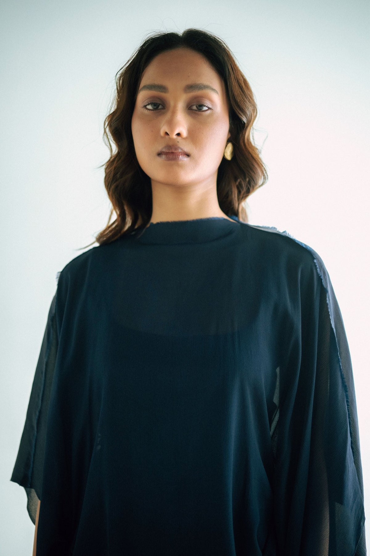 Tie Up Blue Kaftan