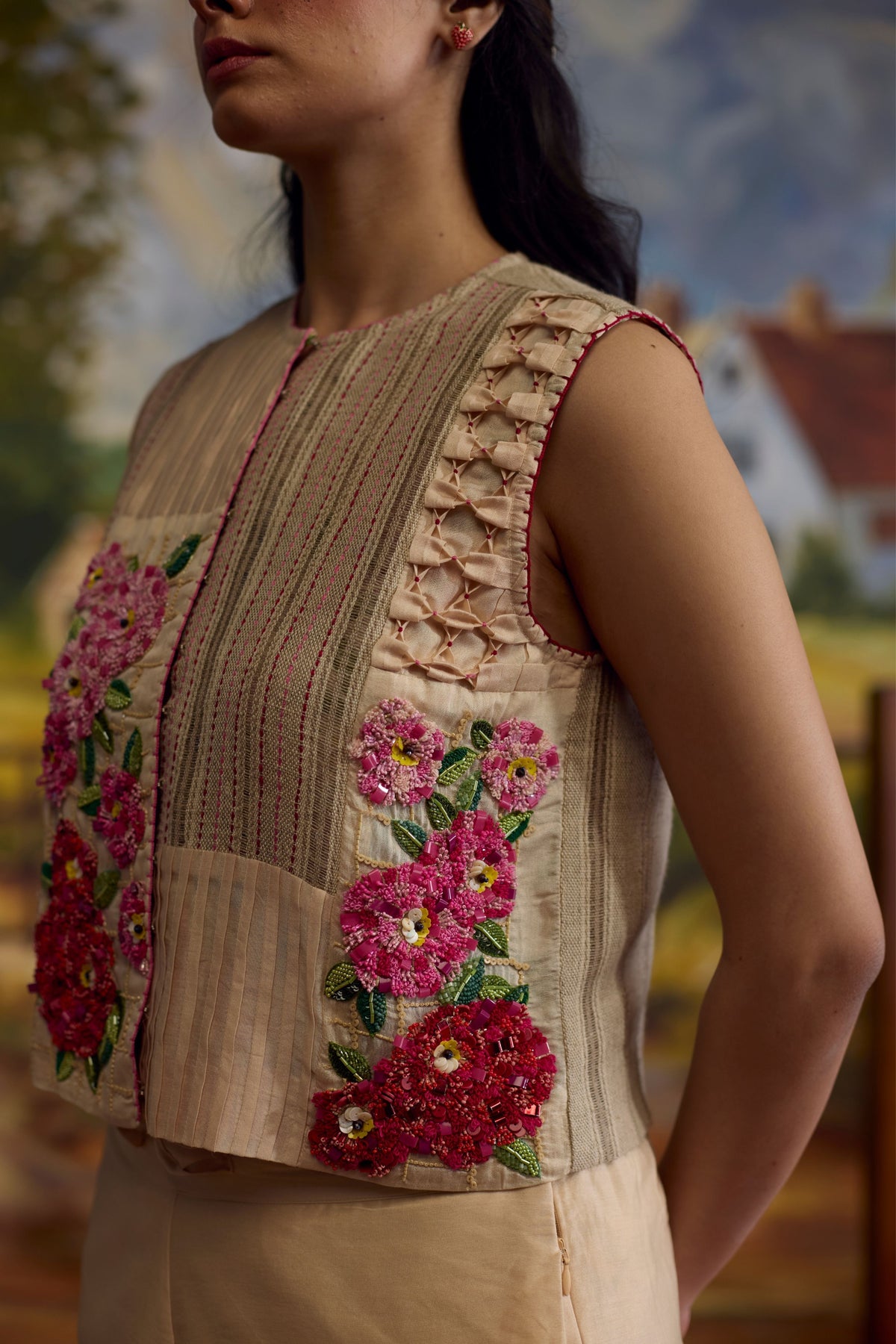 Sorbet Floral Waist Coat