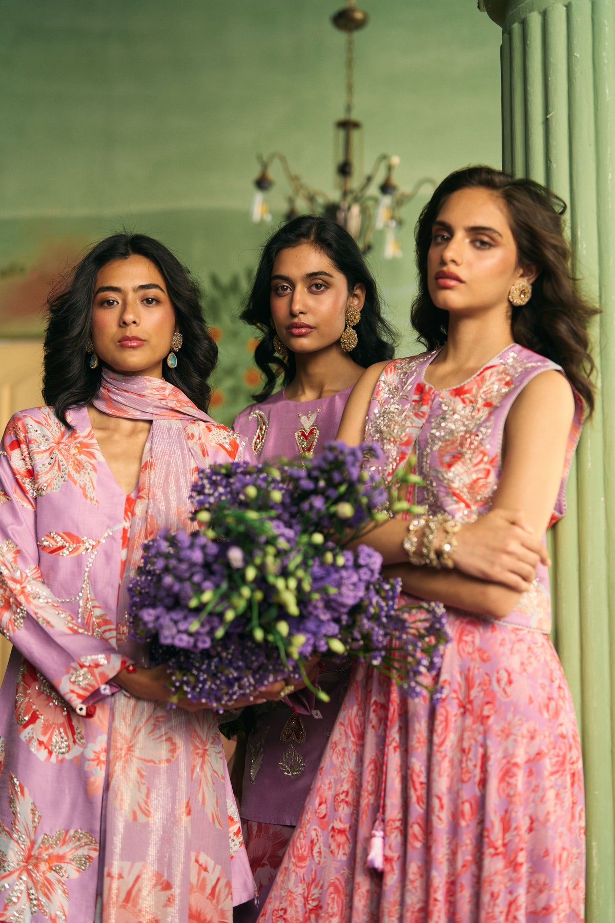 Lilac Garden Lehenga Set