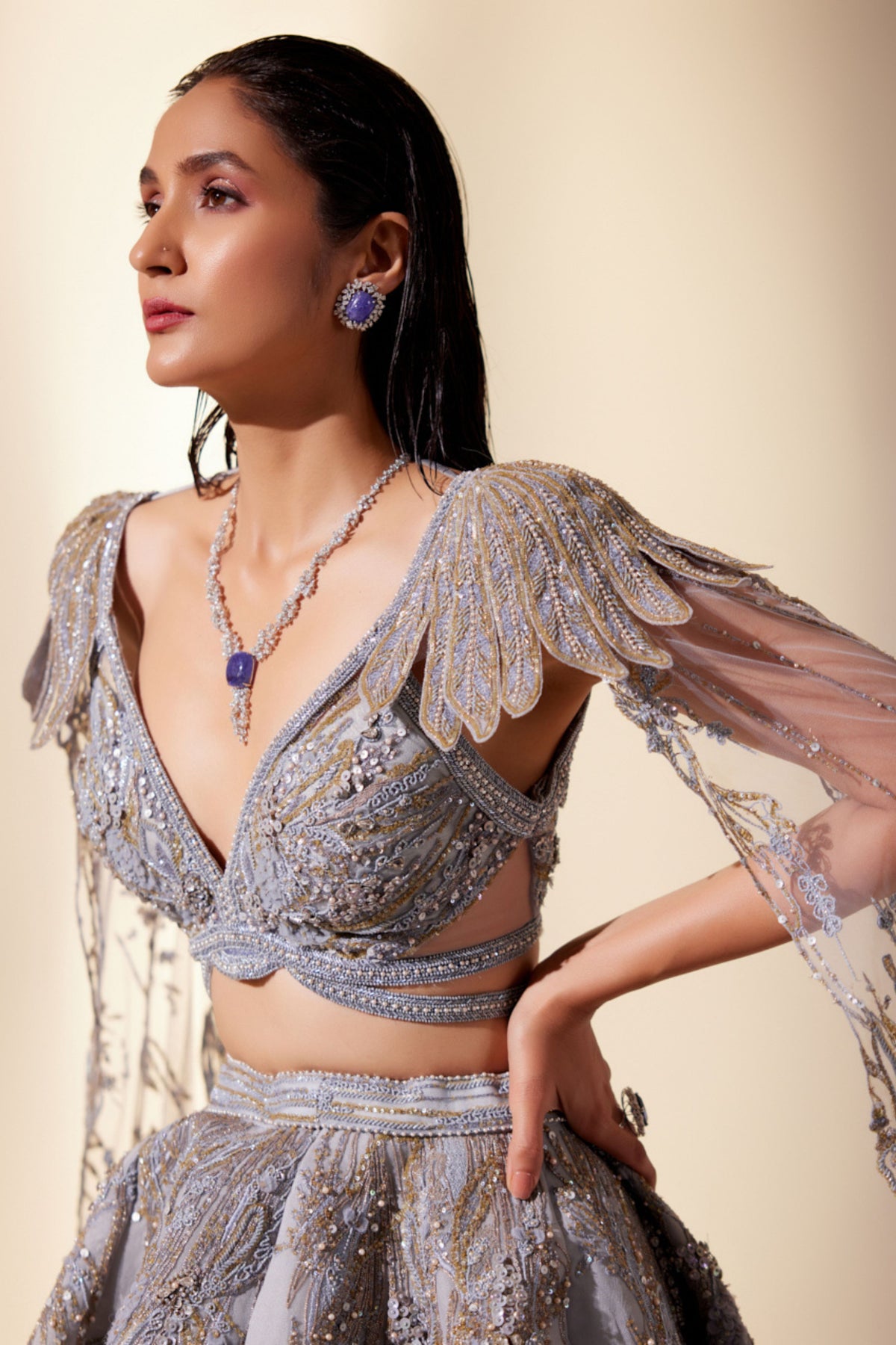 Lunar Lavender Lehenga Set