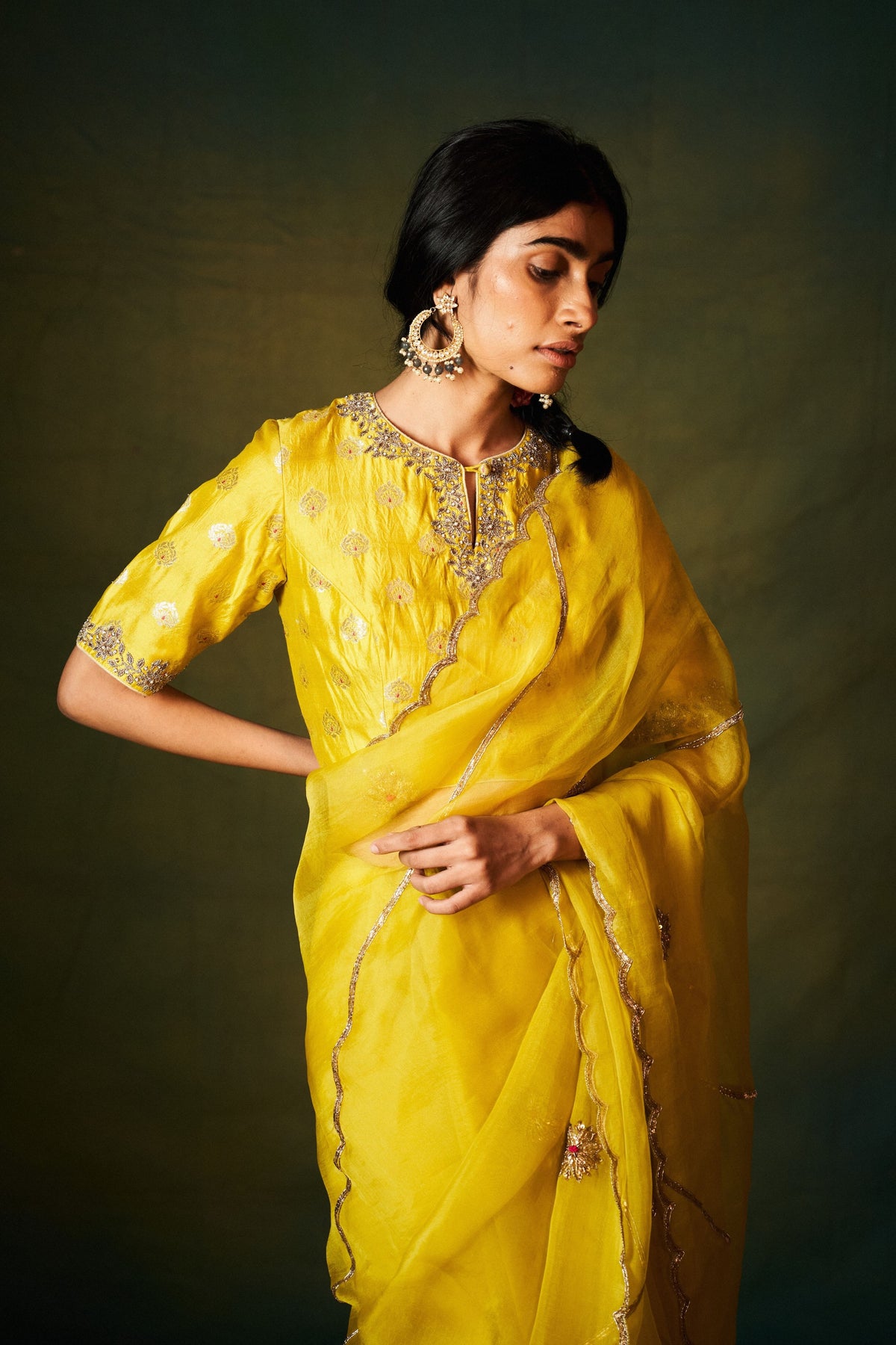 Lekha Organza Saree Set