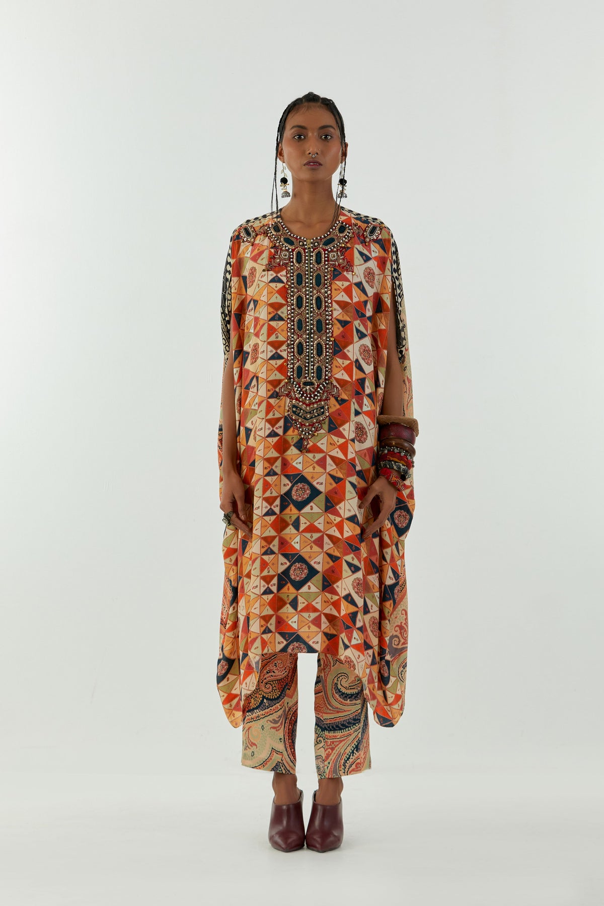 Ritu Kaftan Tunic Co-ord Set
