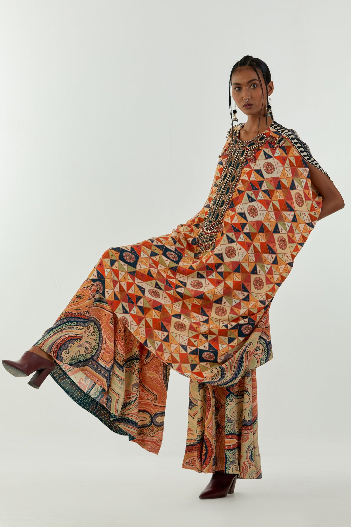 Ritu Kaftan Tunic Co-ord Set