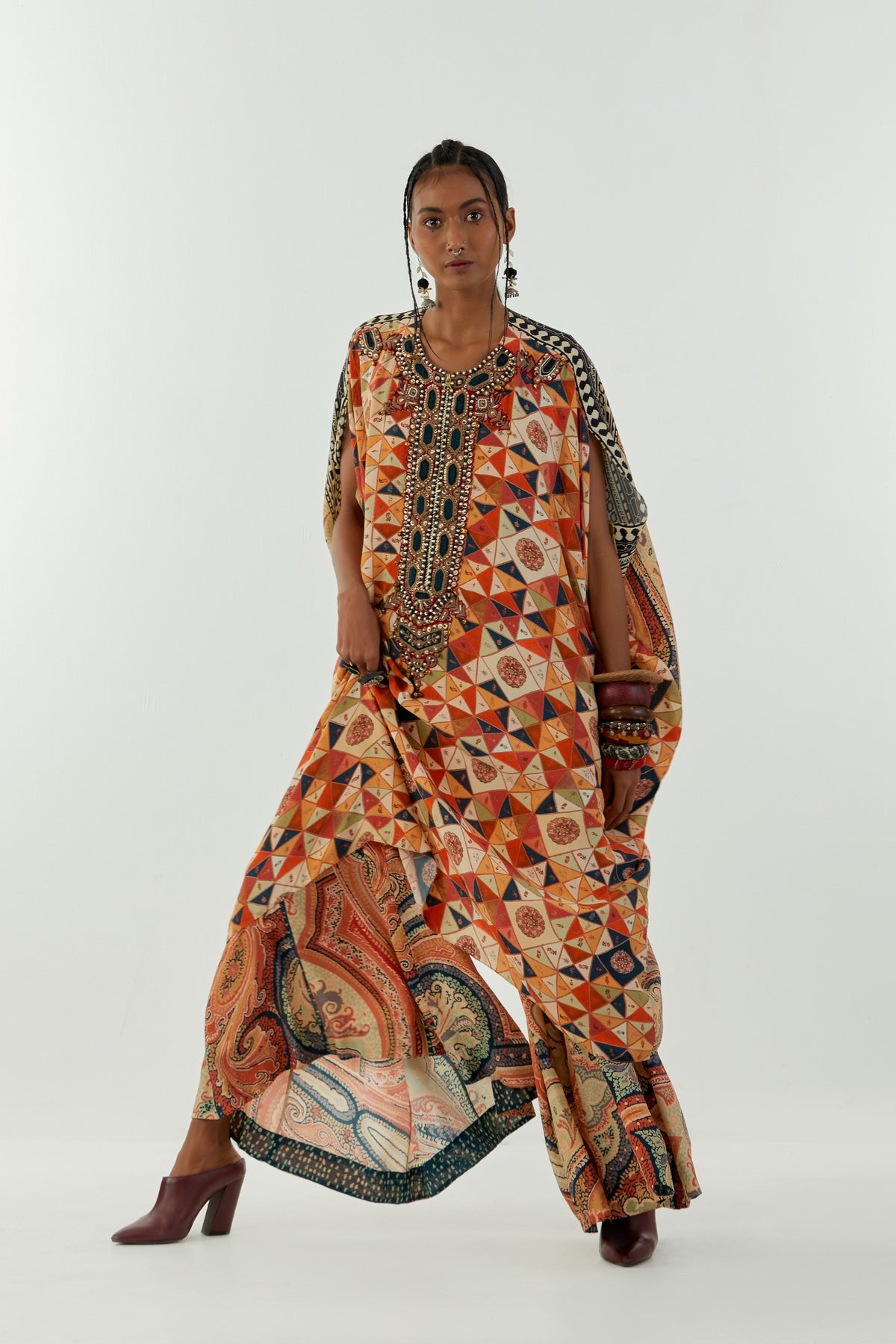 Ritu Kaftan Tunic Co-ord Set