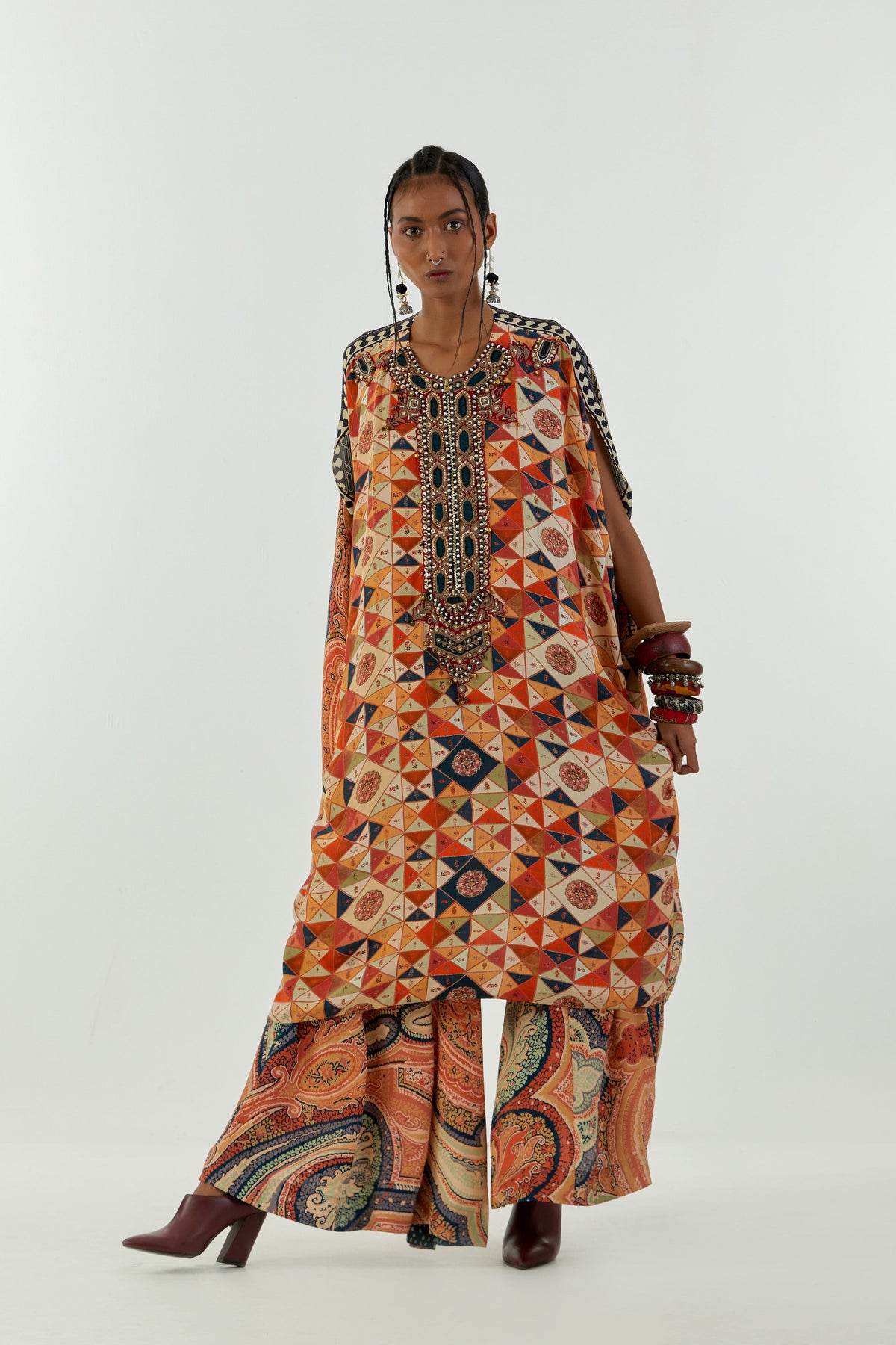 Ritu Kaftan Tunic Co-ord Set