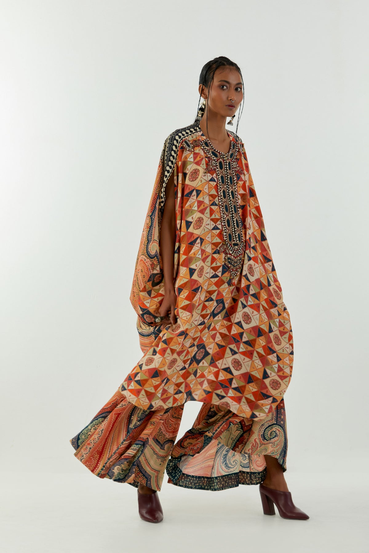 Ritu Kaftan Tunic Co-ord Set