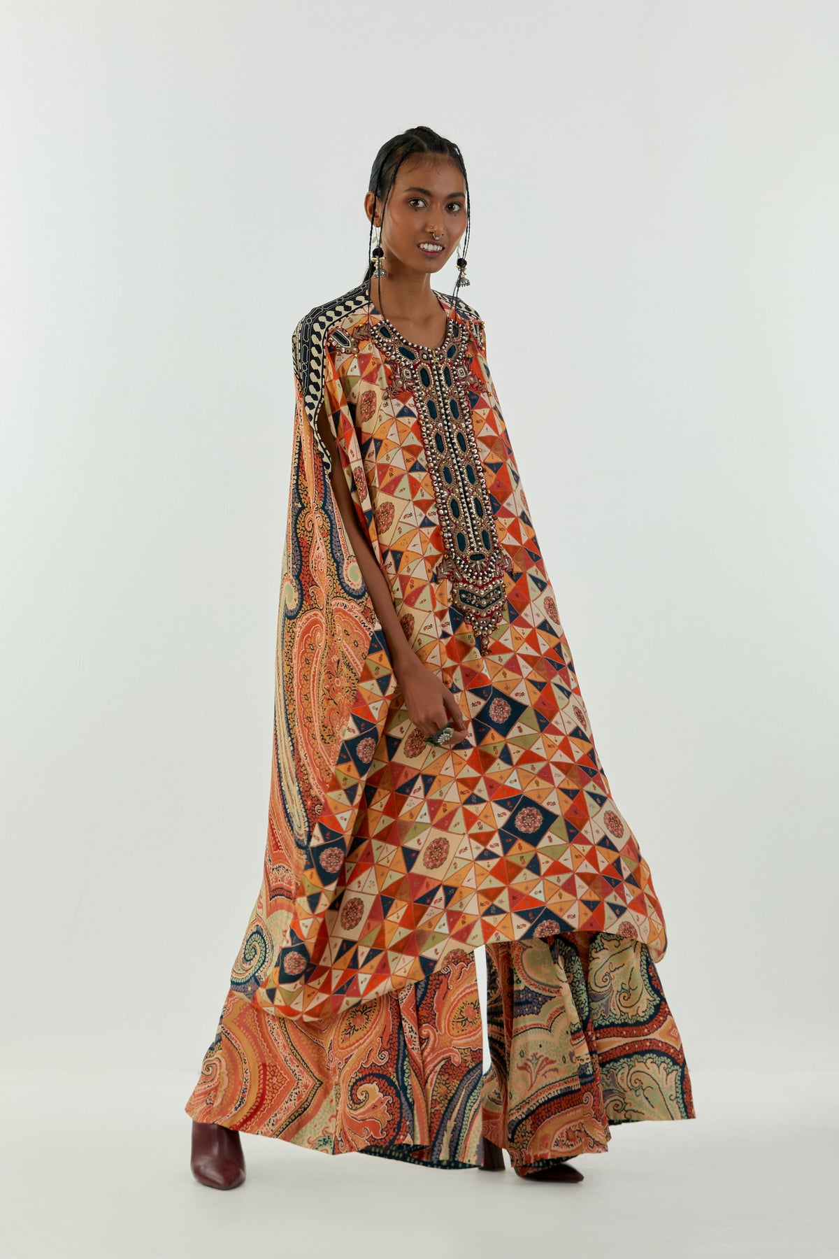 Ritu Kaftan Tunic Co-ord Set